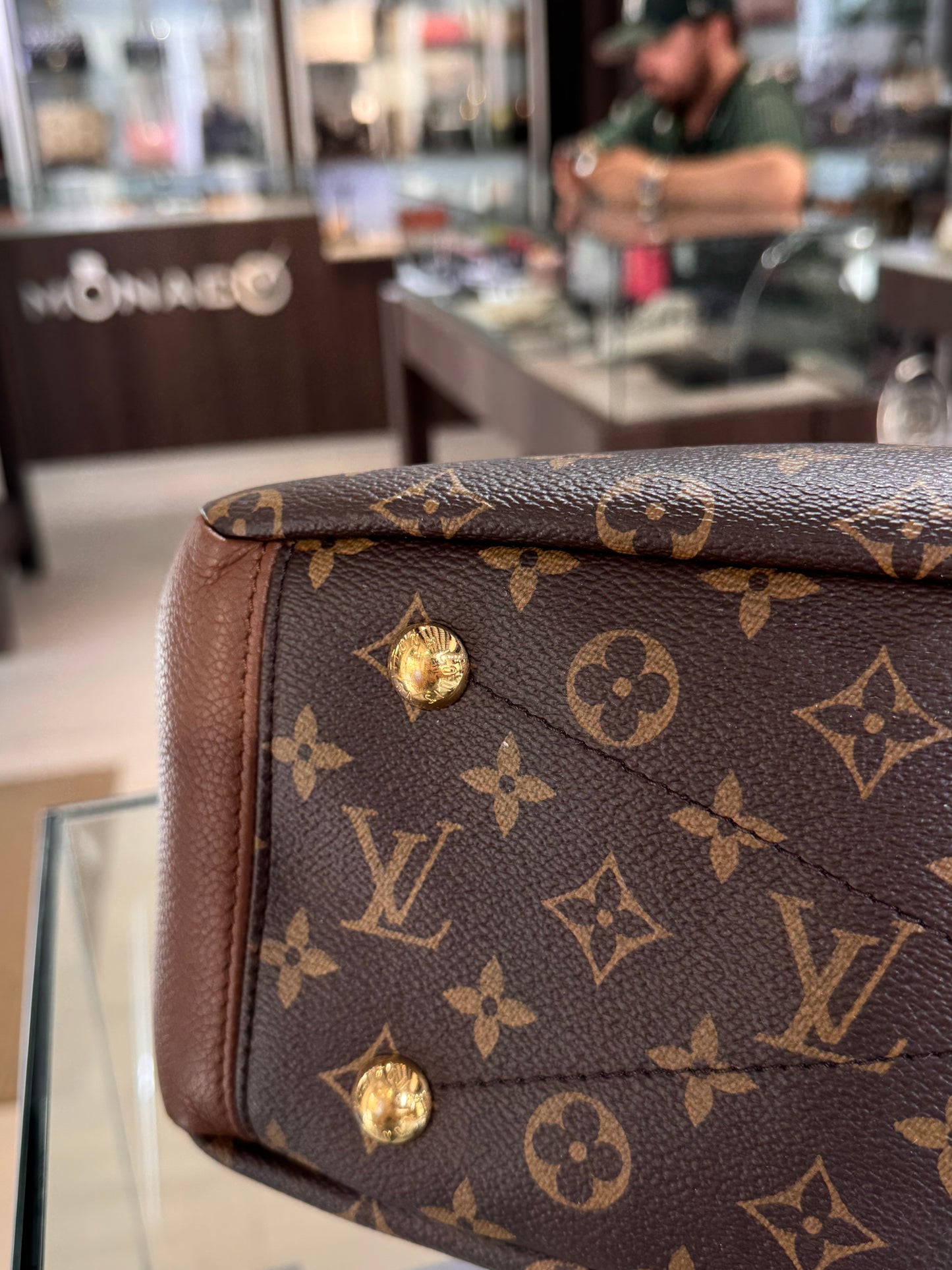 Louis Vuitton Monogram Brown Pallas Tote