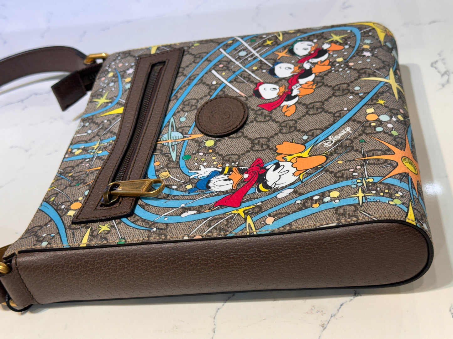 GUCCI X DISNEY Donald Duck Messenger Bag