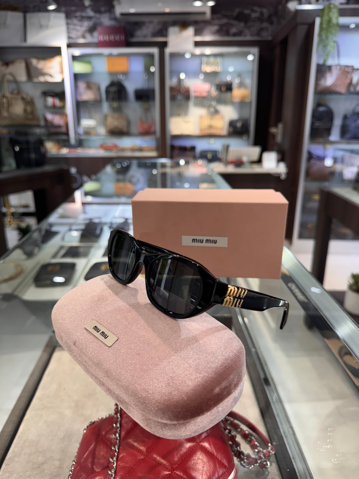 Preowned MiuMiu Oval Sunglasses