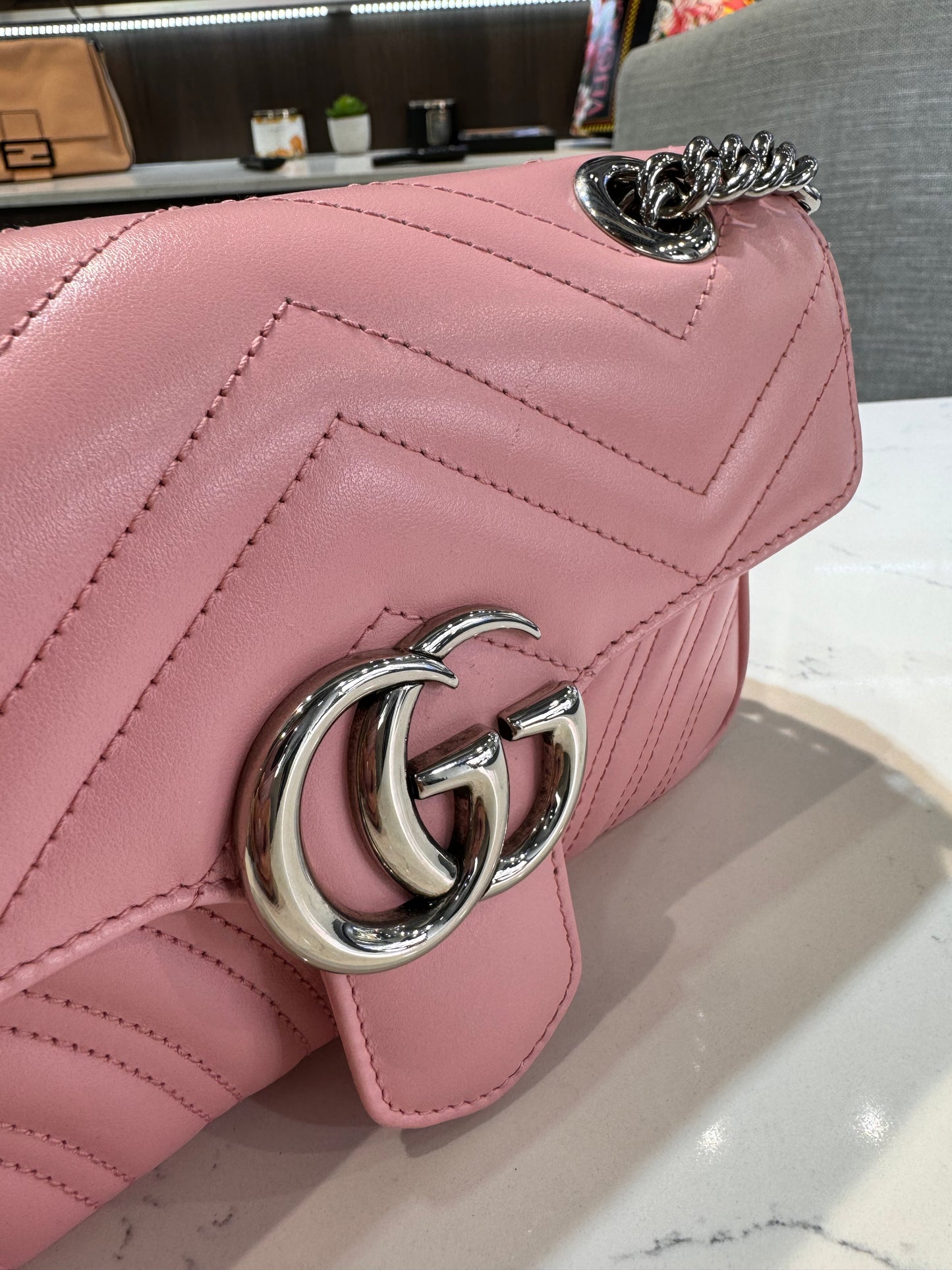 Gucci GG Mini Marmont Shoulder Bag