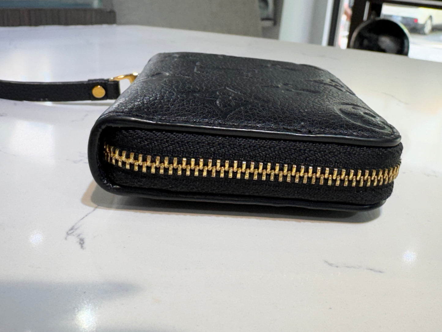 Louis Vuitton Black Empreinte Coin Zippy Wallet