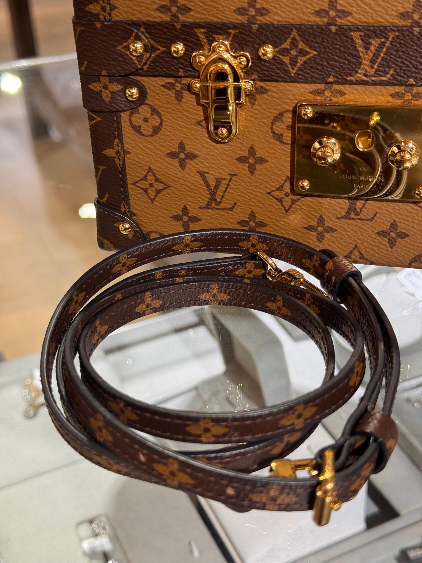 Louis Vuitton Reverse Monogram Petite Malle