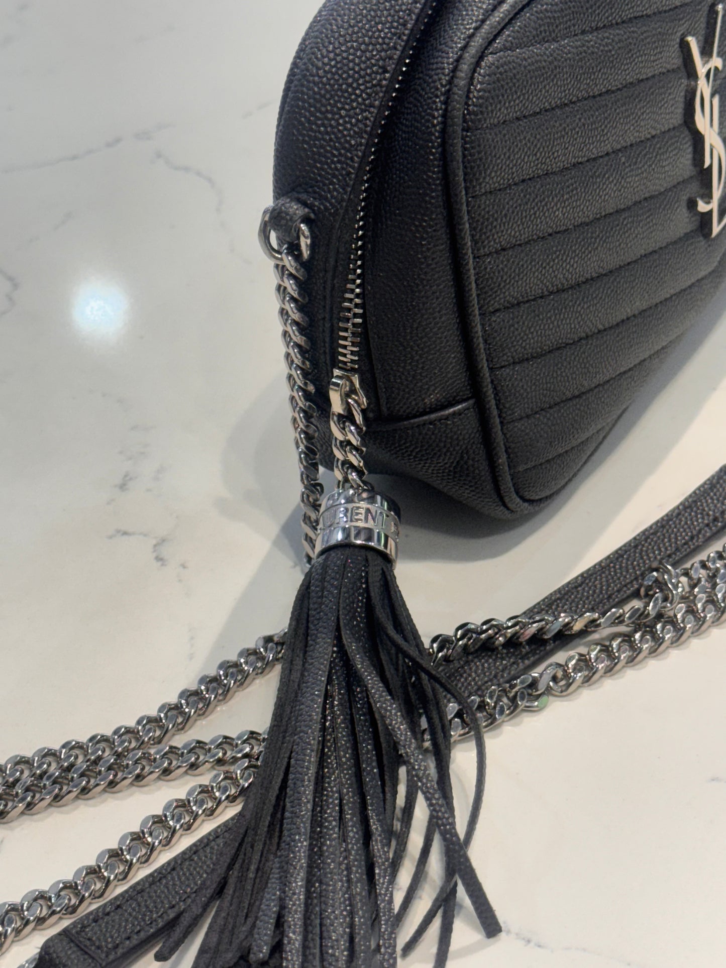 Saint Laurent Grey Mini Lou