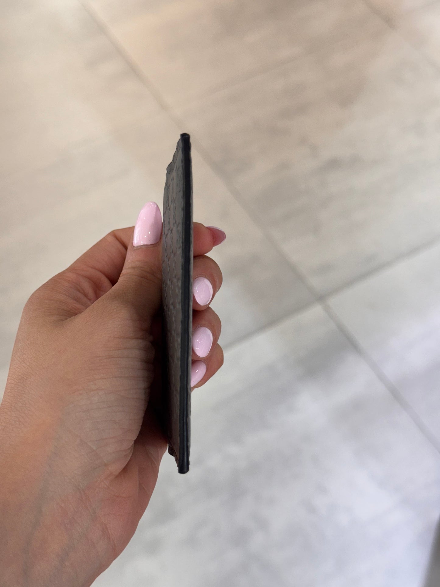 Gucci Microguccissima Grey Card Holder