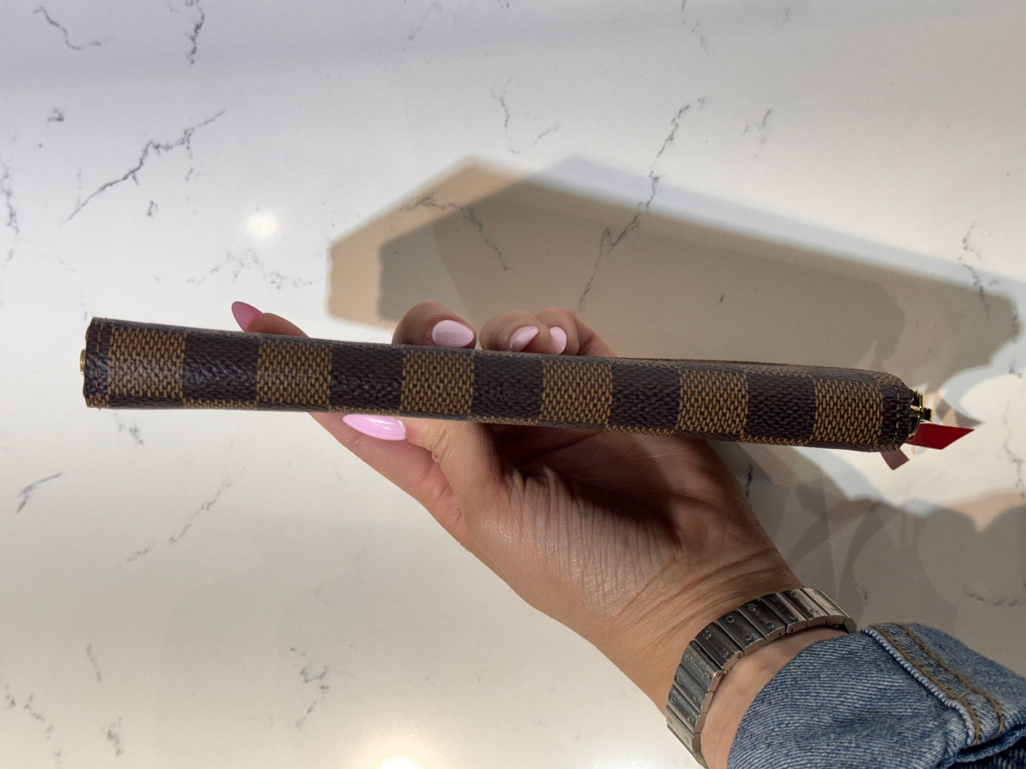Louis Vuitton Damier Ebene Clemence Wallet