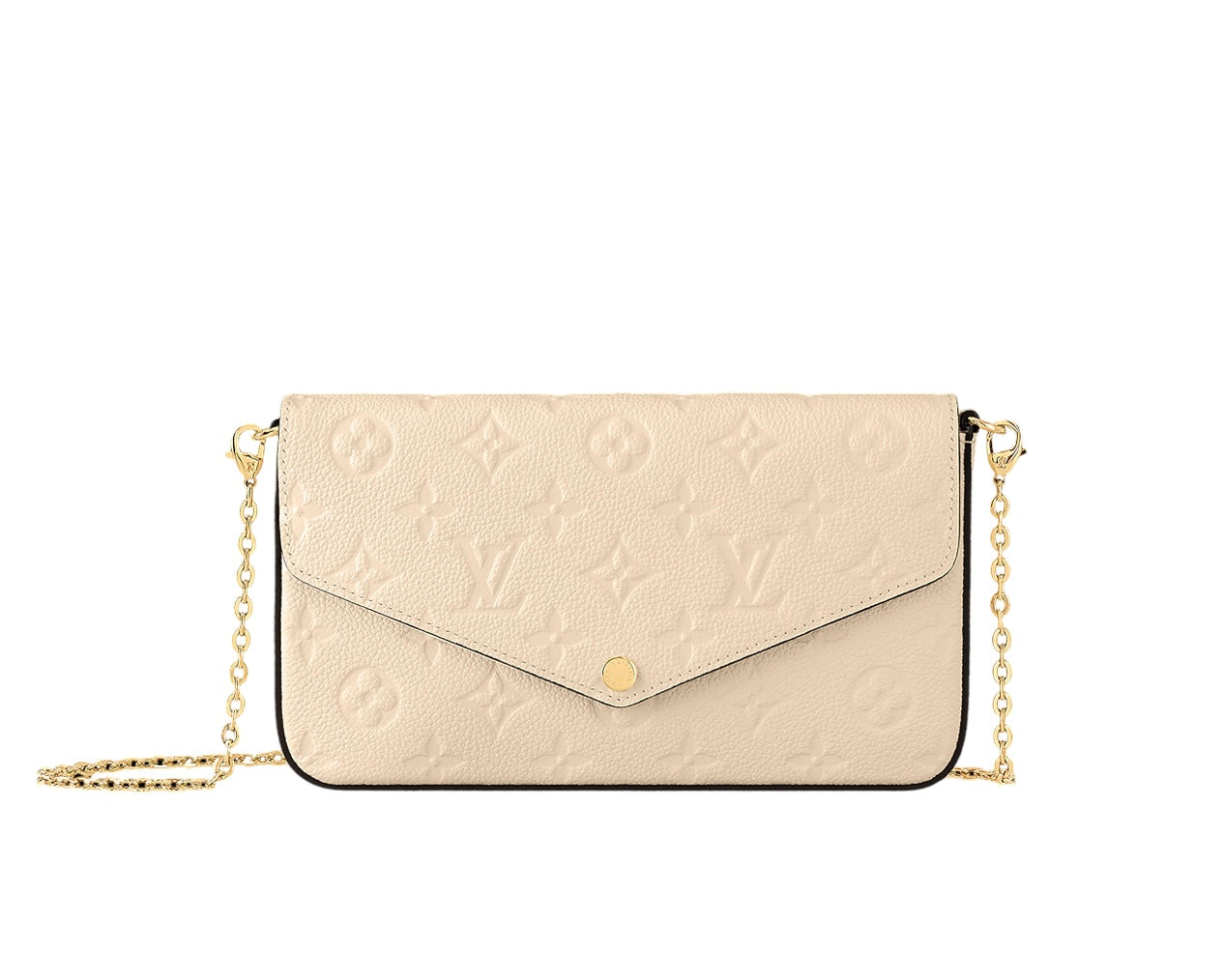 Louis Vuitton Empreinte Felicie Pochette Beige