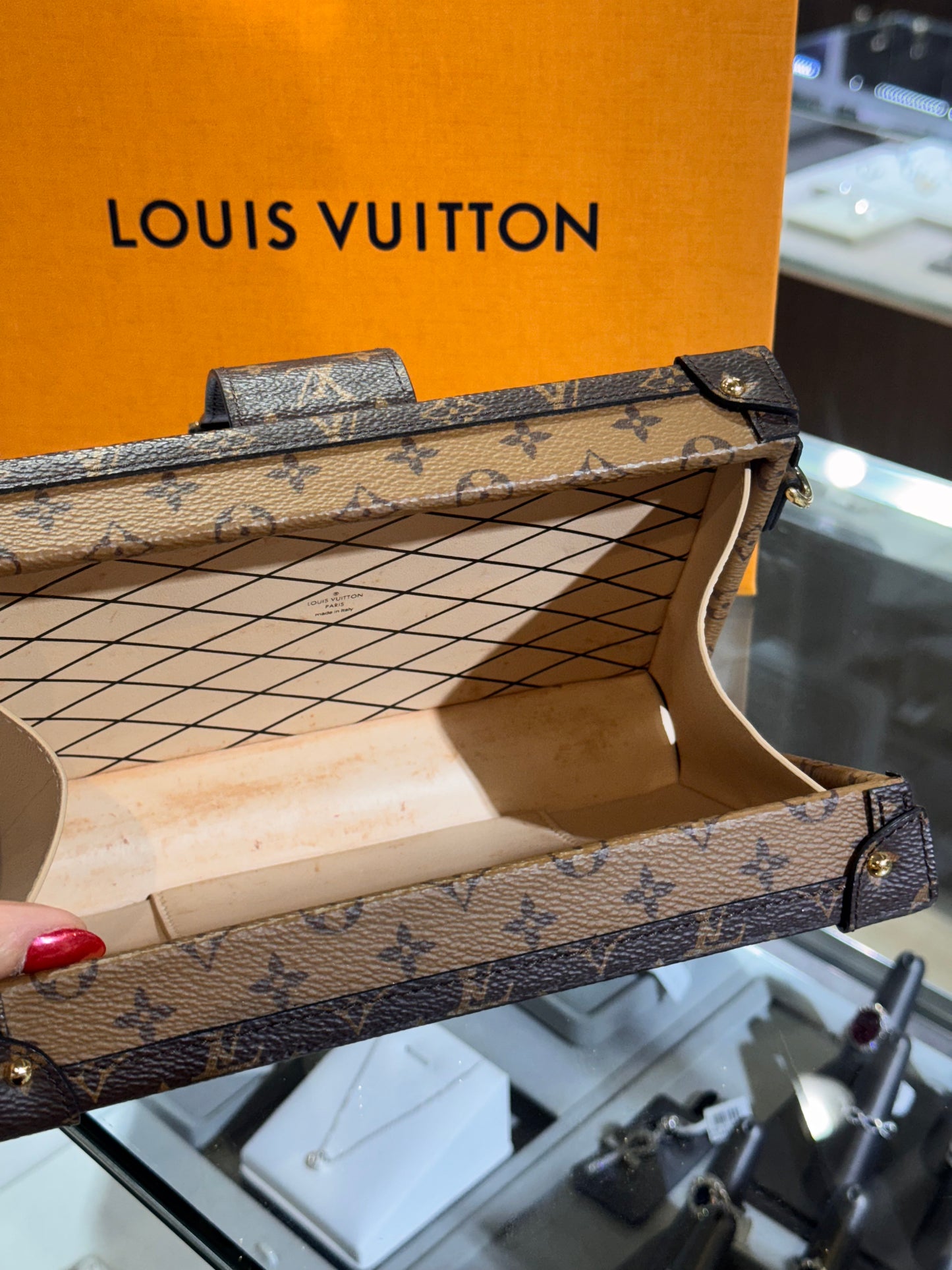 Louis Vuitton Reverse Monogram Petite Malle