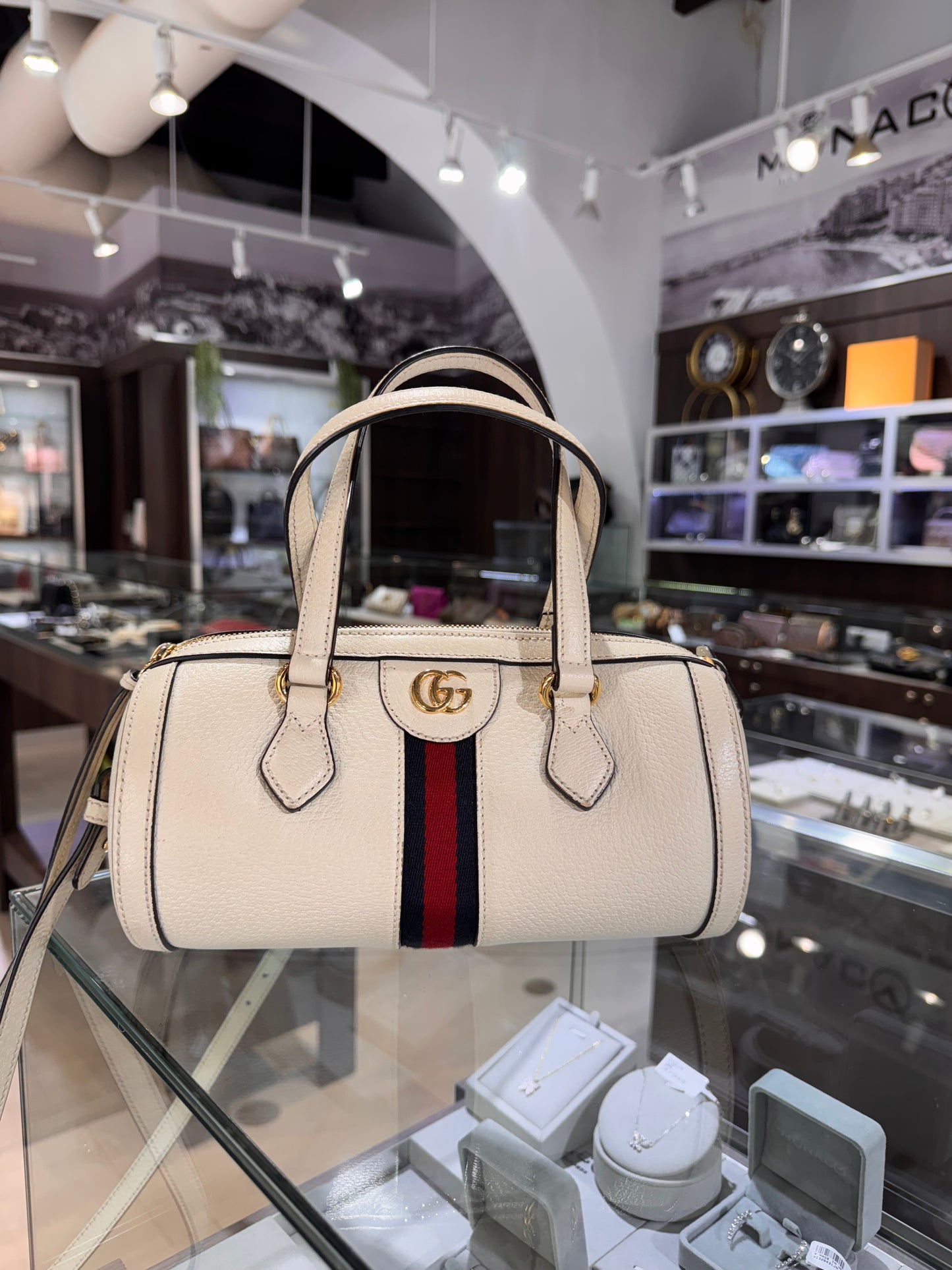 Gucci Ophidia Boston Bag