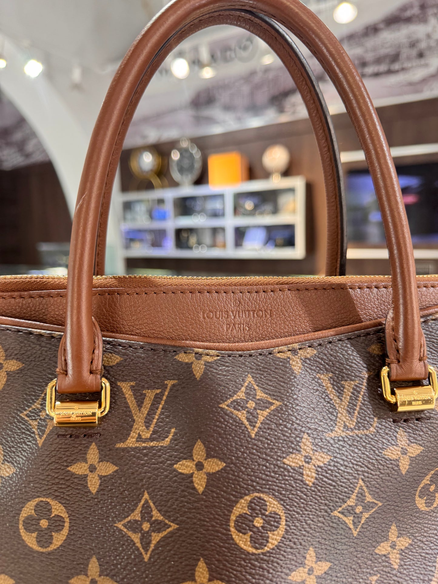 Louis Vuitton Monogram Brown Pallas Tote