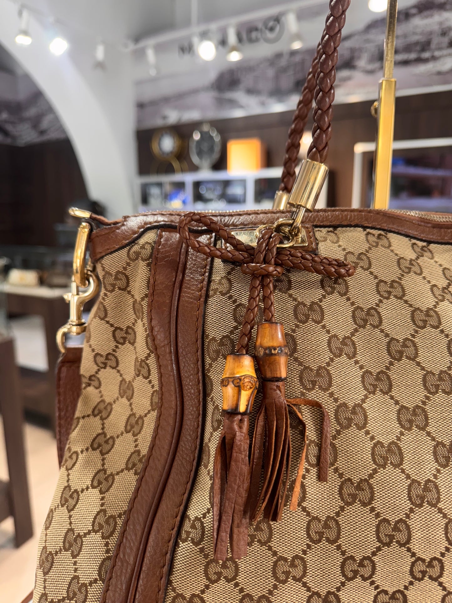 PreOwned Gucci GG Canvas Bella Tote
