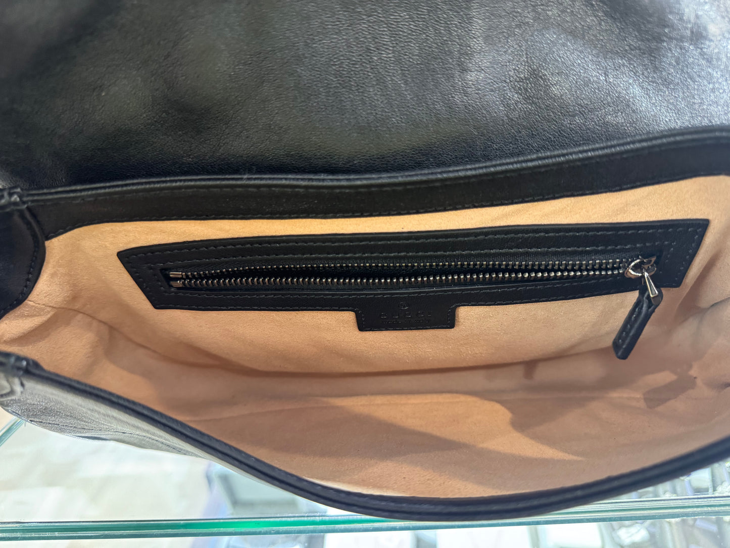 Gucci Black Small Aphrodite Shoulder Bag