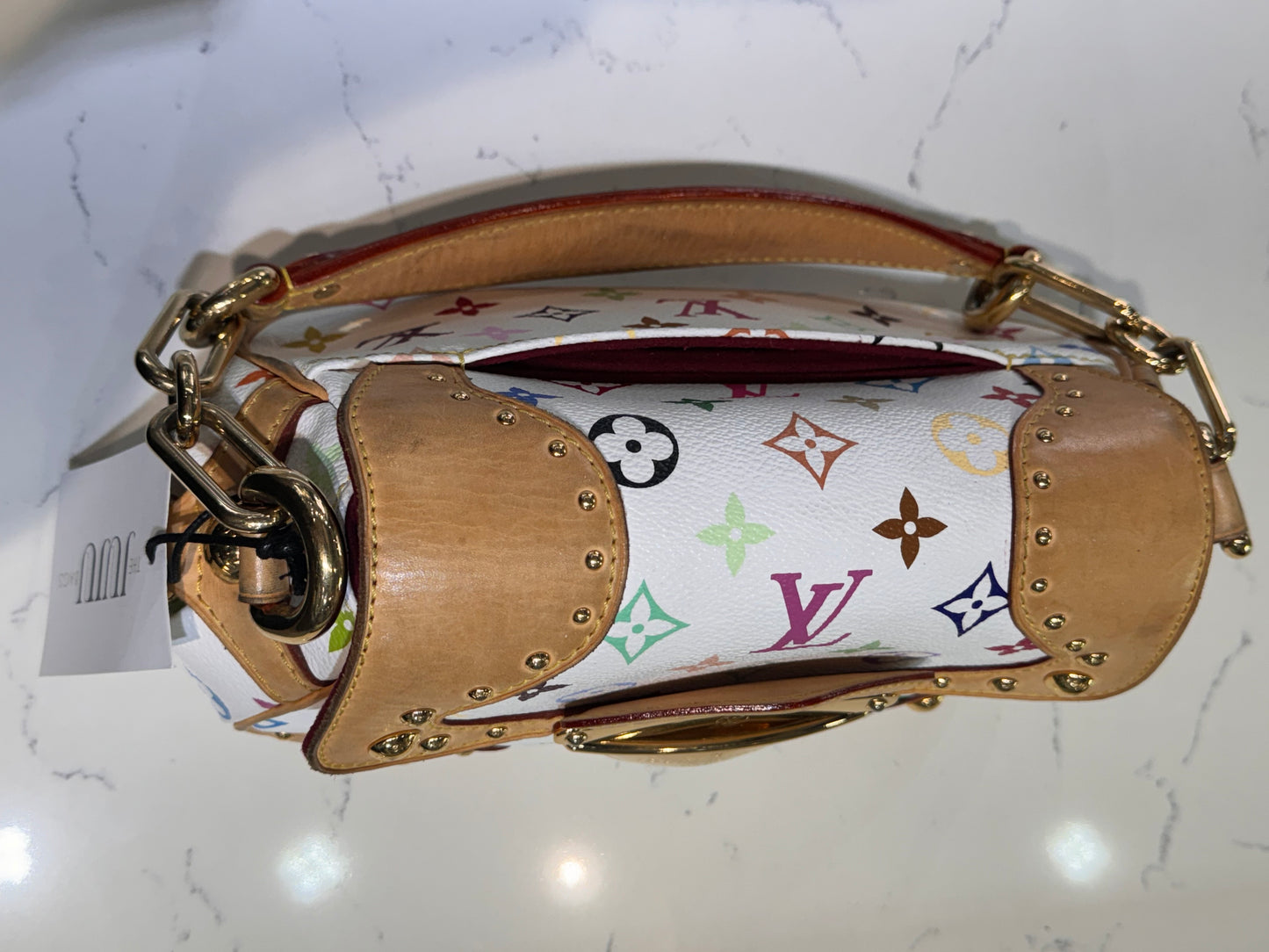 Louis Vuitton White Monogram Multicolore Marilyn Bag