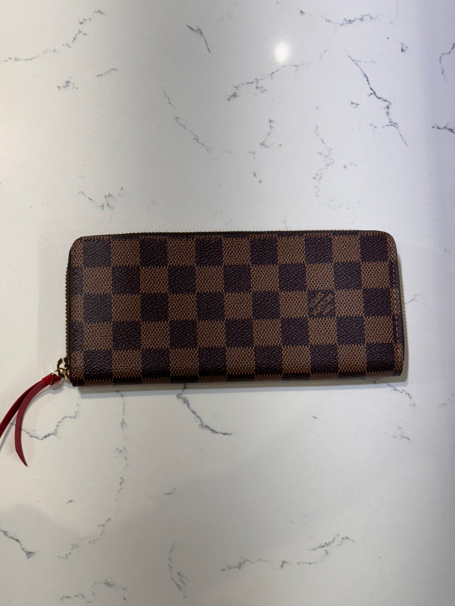 Louis Vuitton Damier Ebene Clemence Wallet