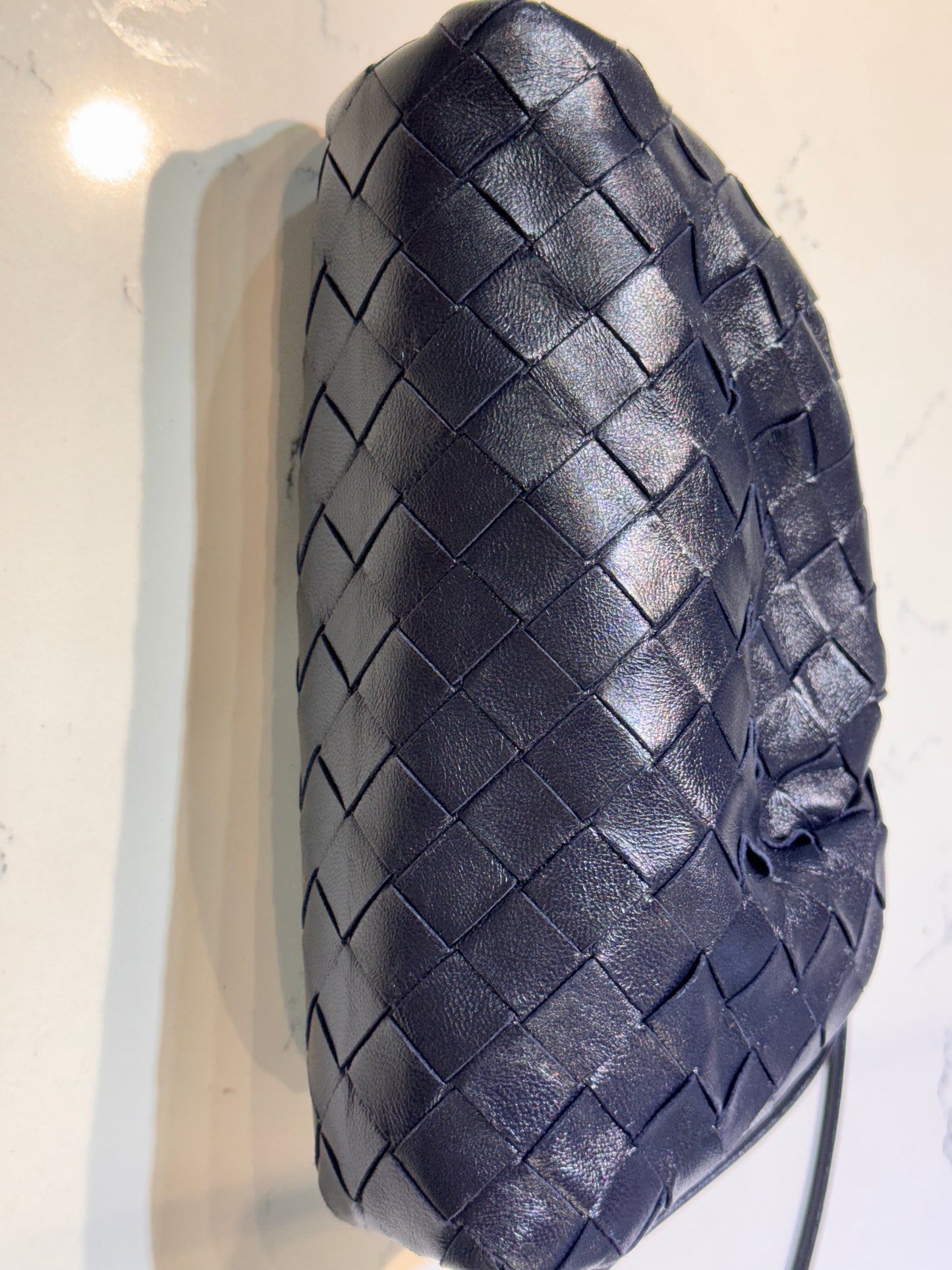 Bottega Veneta Mini Intrecciato Leather Clutch