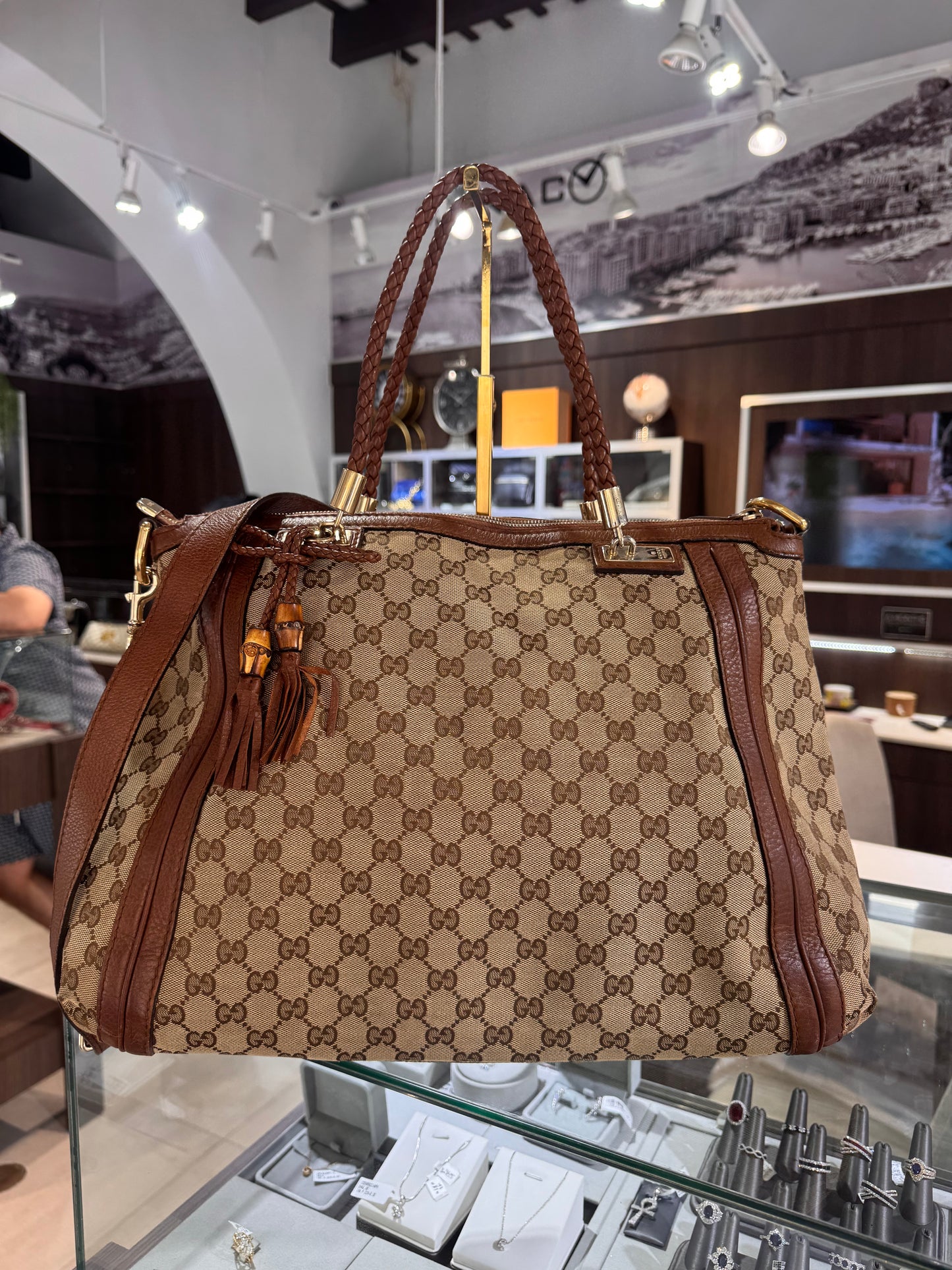 PreOwned Gucci GG Canvas Bella Tote