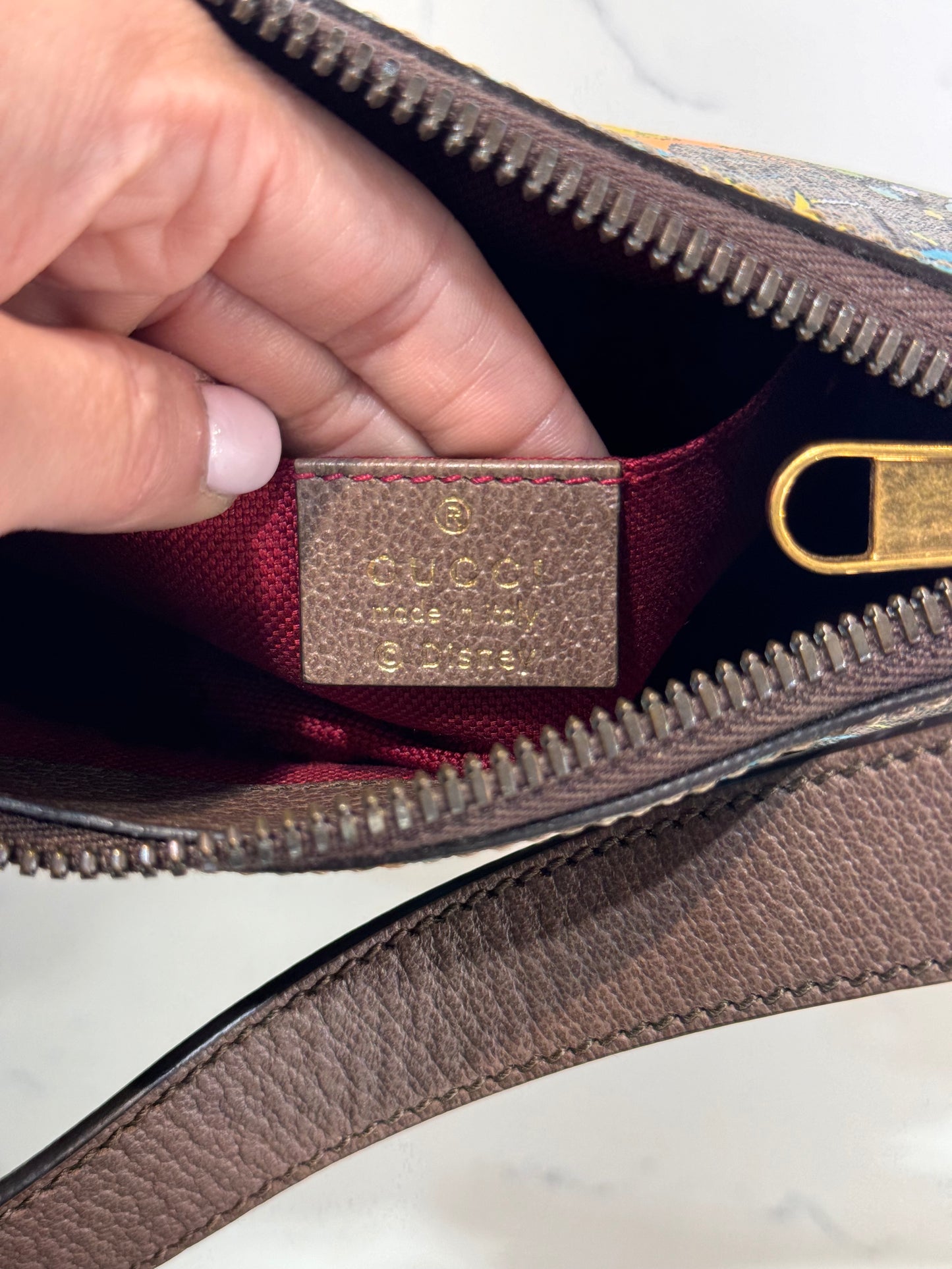 GUCCI X DISNEY Donald Duck Messenger Bag