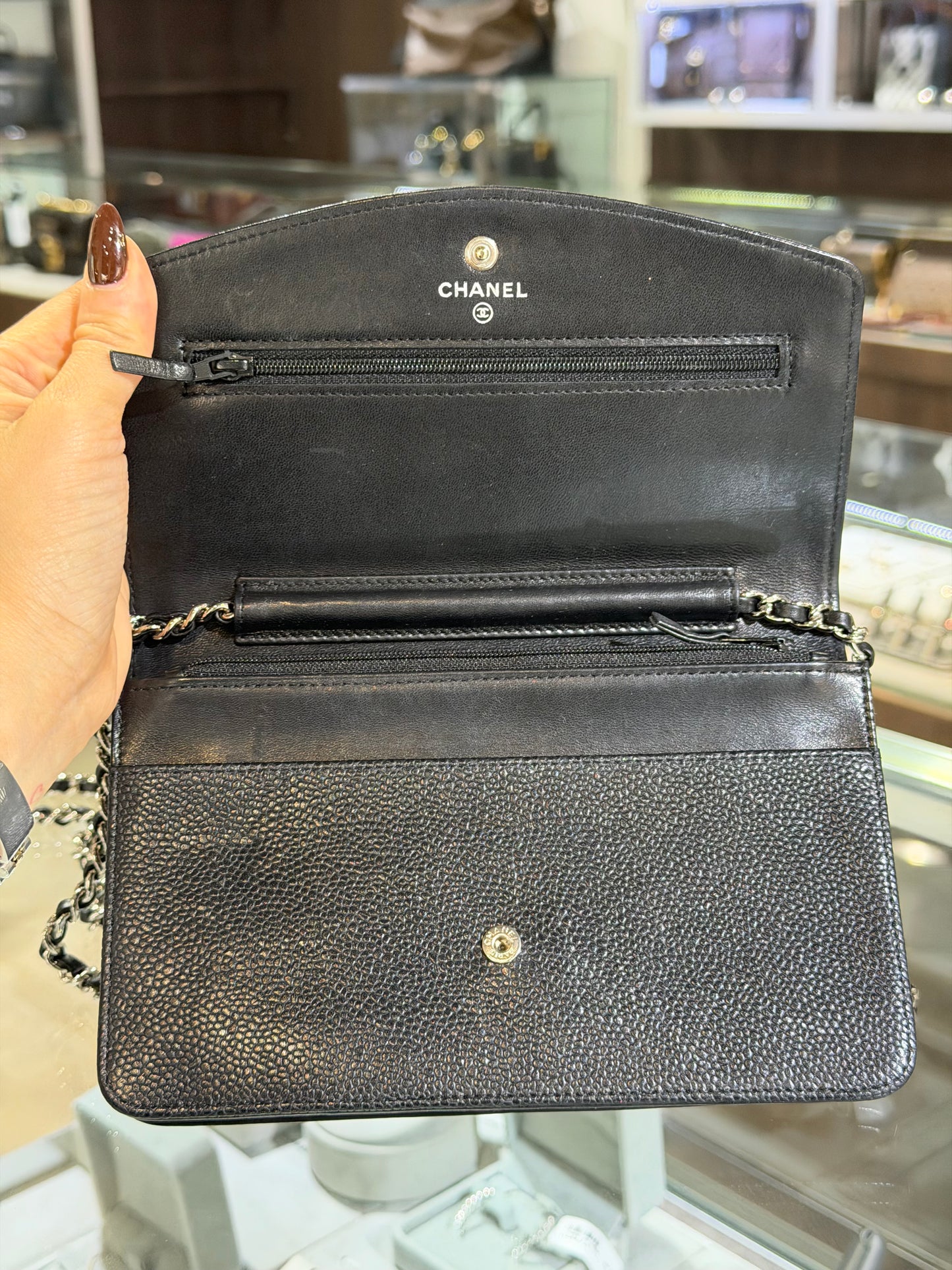 Vintage Chanel Caviar Timeless CC WOC