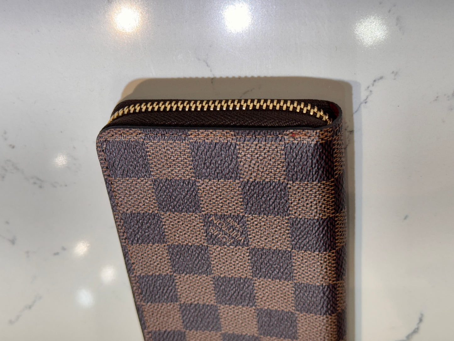 Louis Vuitton Damier Ebene Clemence Wallet
