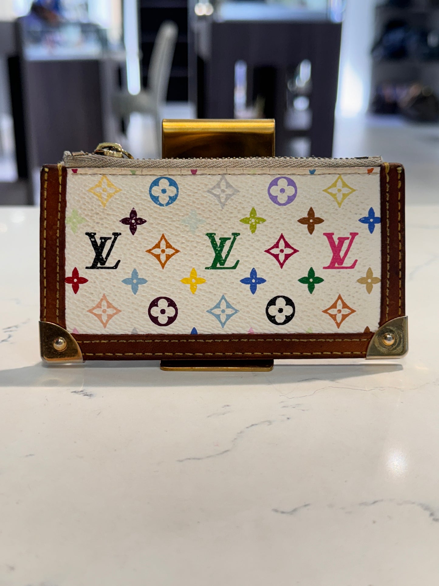 Louis Vuitton Multicolor Key Pouch