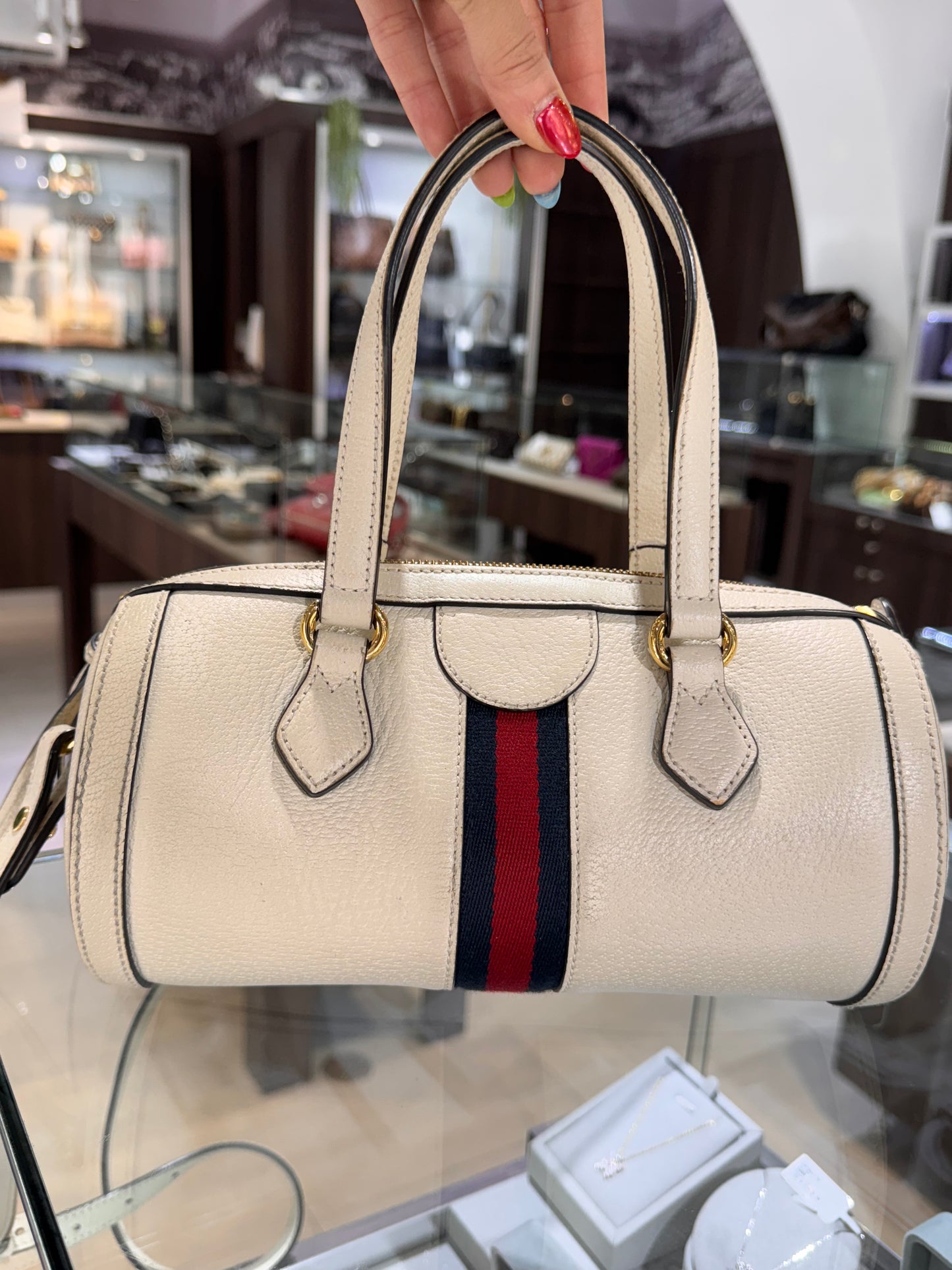 Gucci Ophidia Boston Bag