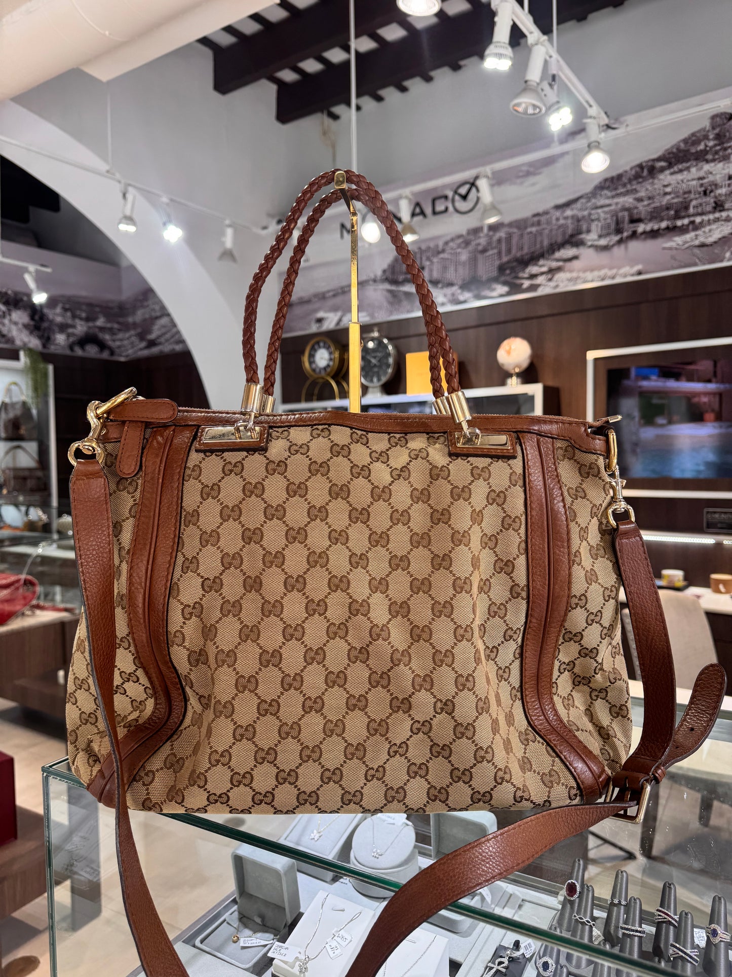 PreOwned Gucci GG Canvas Bella Tote