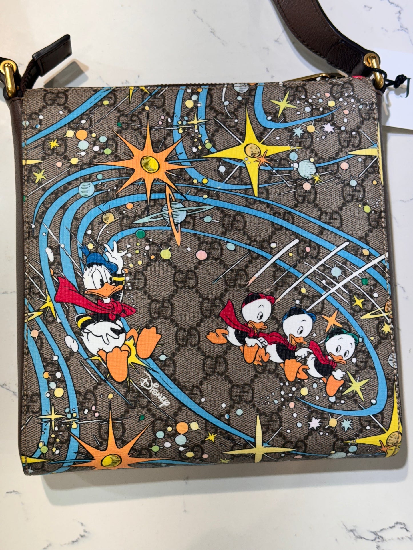 GUCCI X DISNEY Donald Duck Messenger Bag