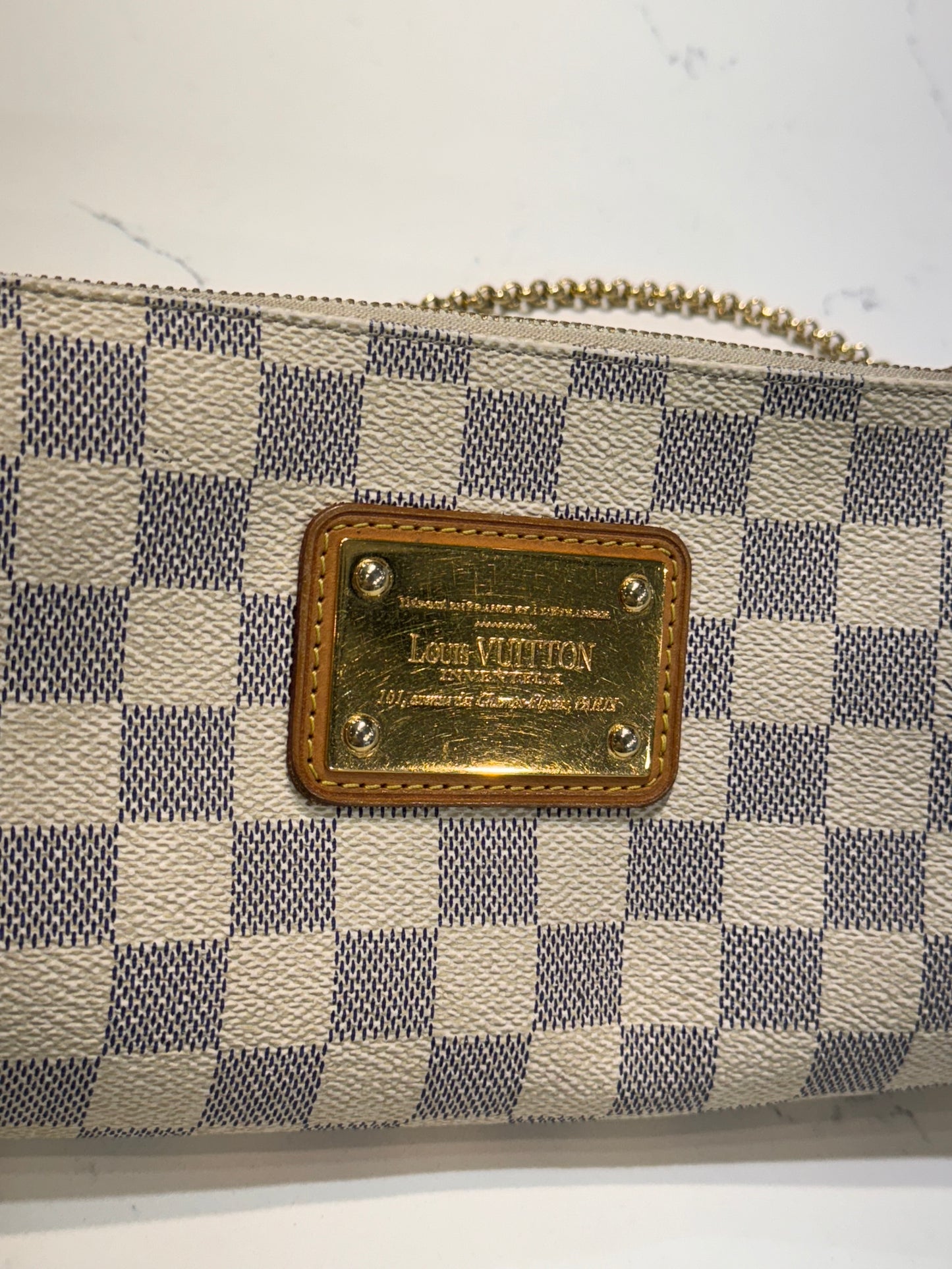 Louis Vuitton Damier Azur Eva