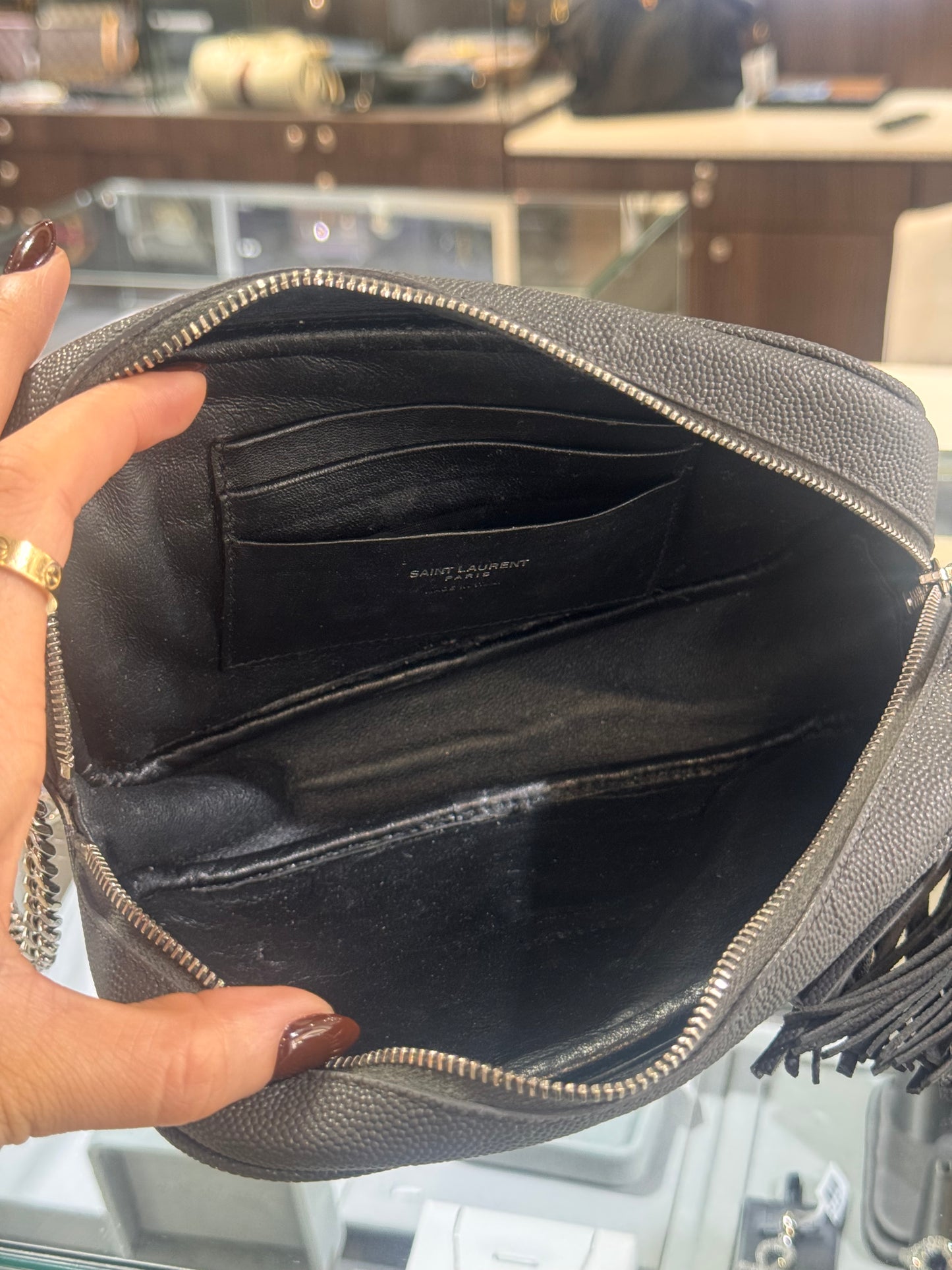 Saint Laurent Grey Mini Lou