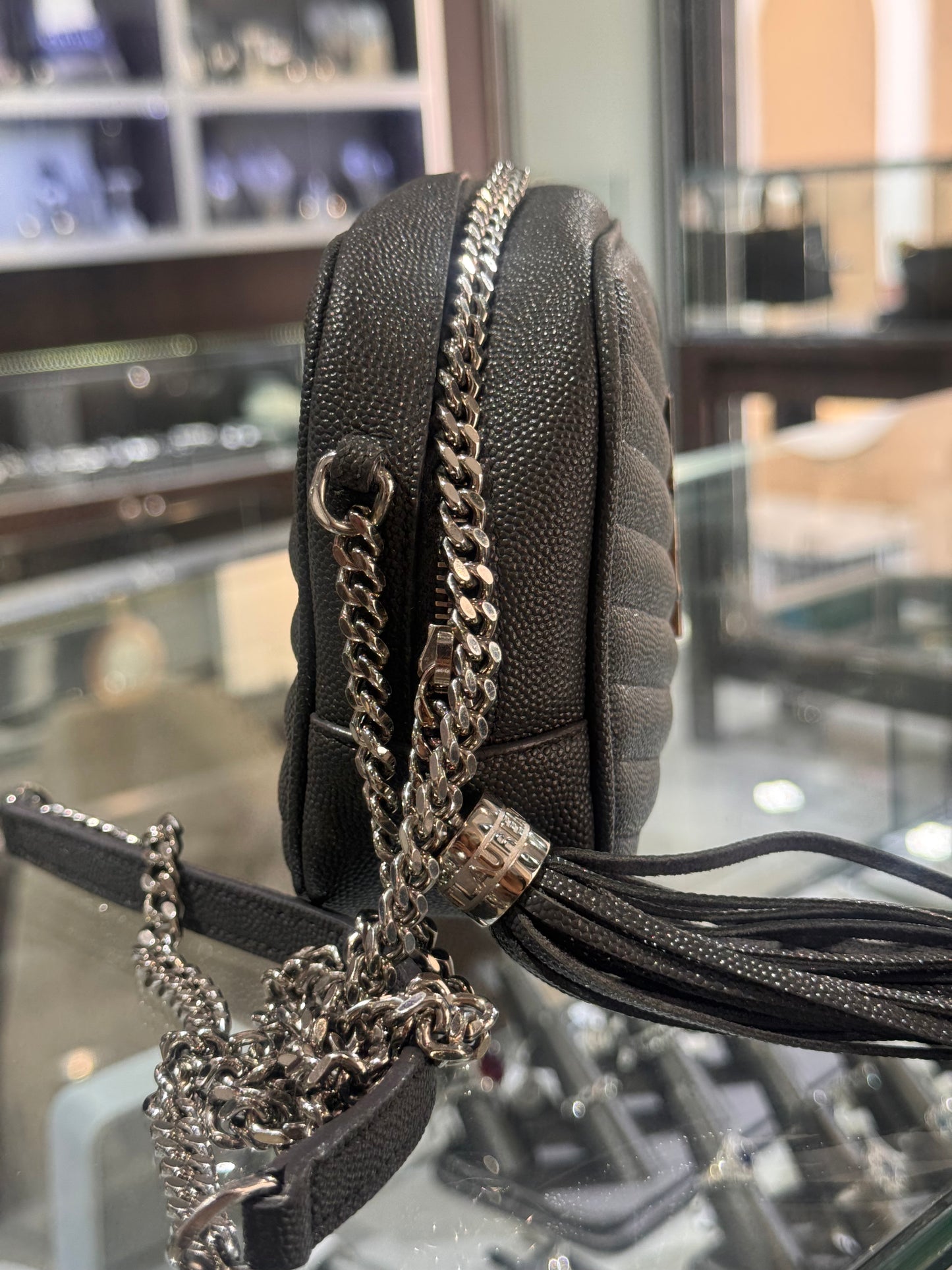 Saint Laurent Grey Mini Lou