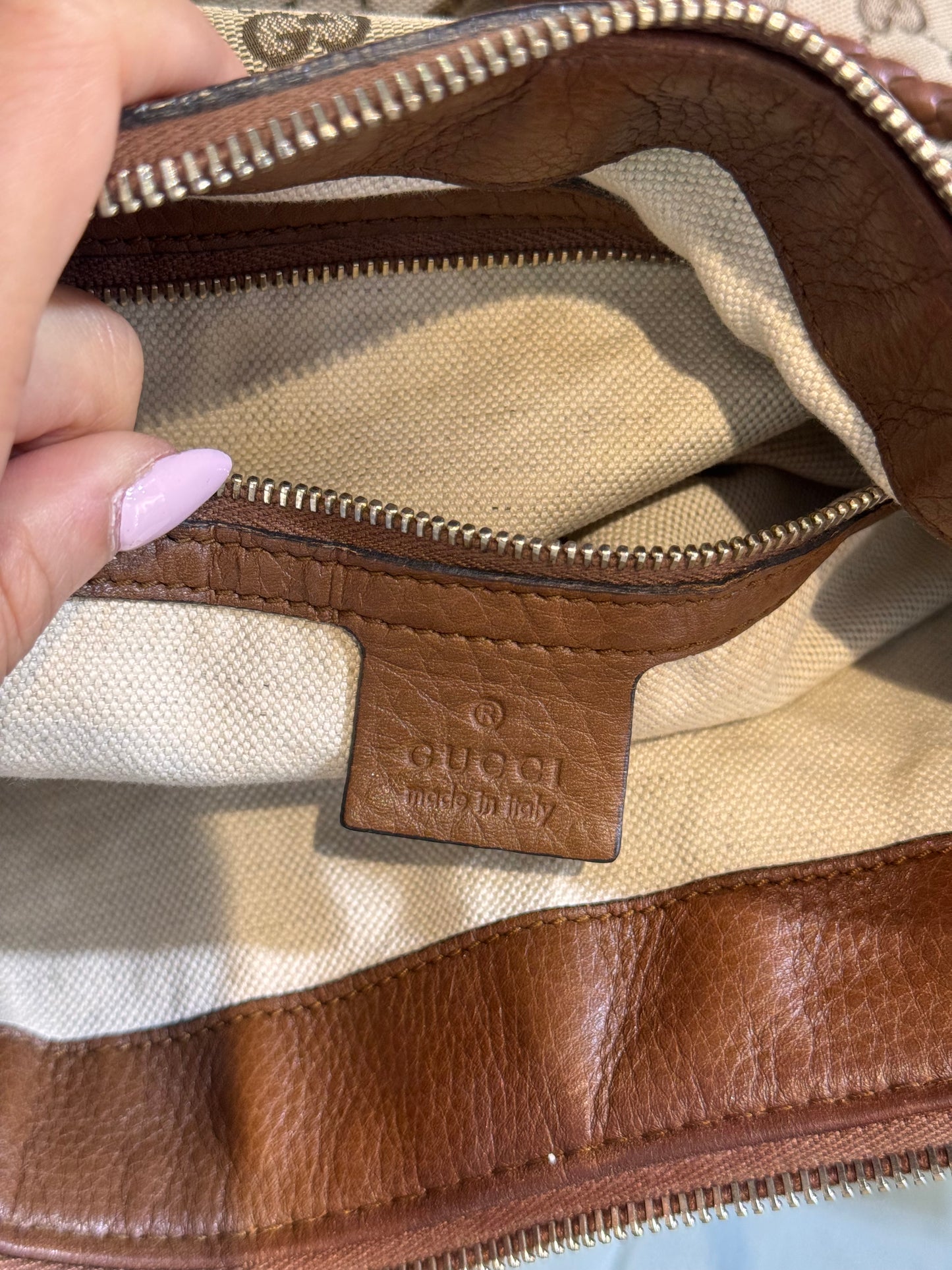 PreOwned Gucci GG Canvas Bella Tote