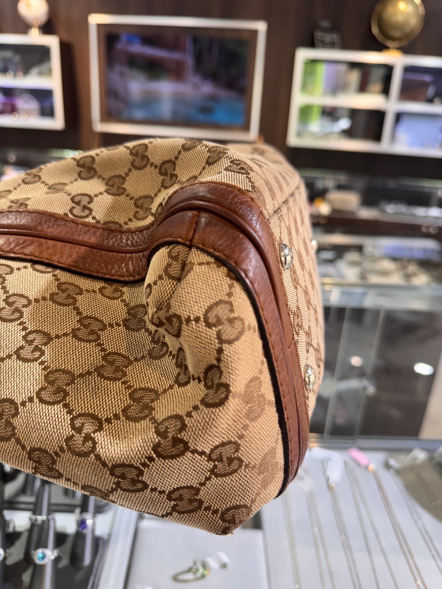PreOwned Gucci GG Canvas Bella Tote