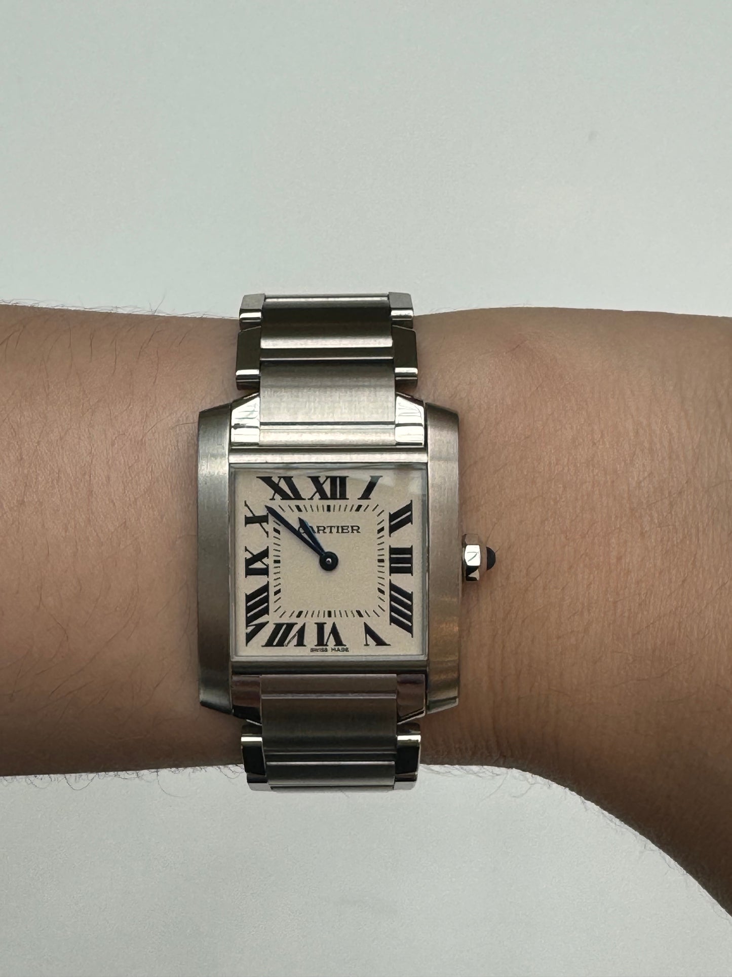 Cartier Tank Francaise Midsize Steel Ladies Quartz