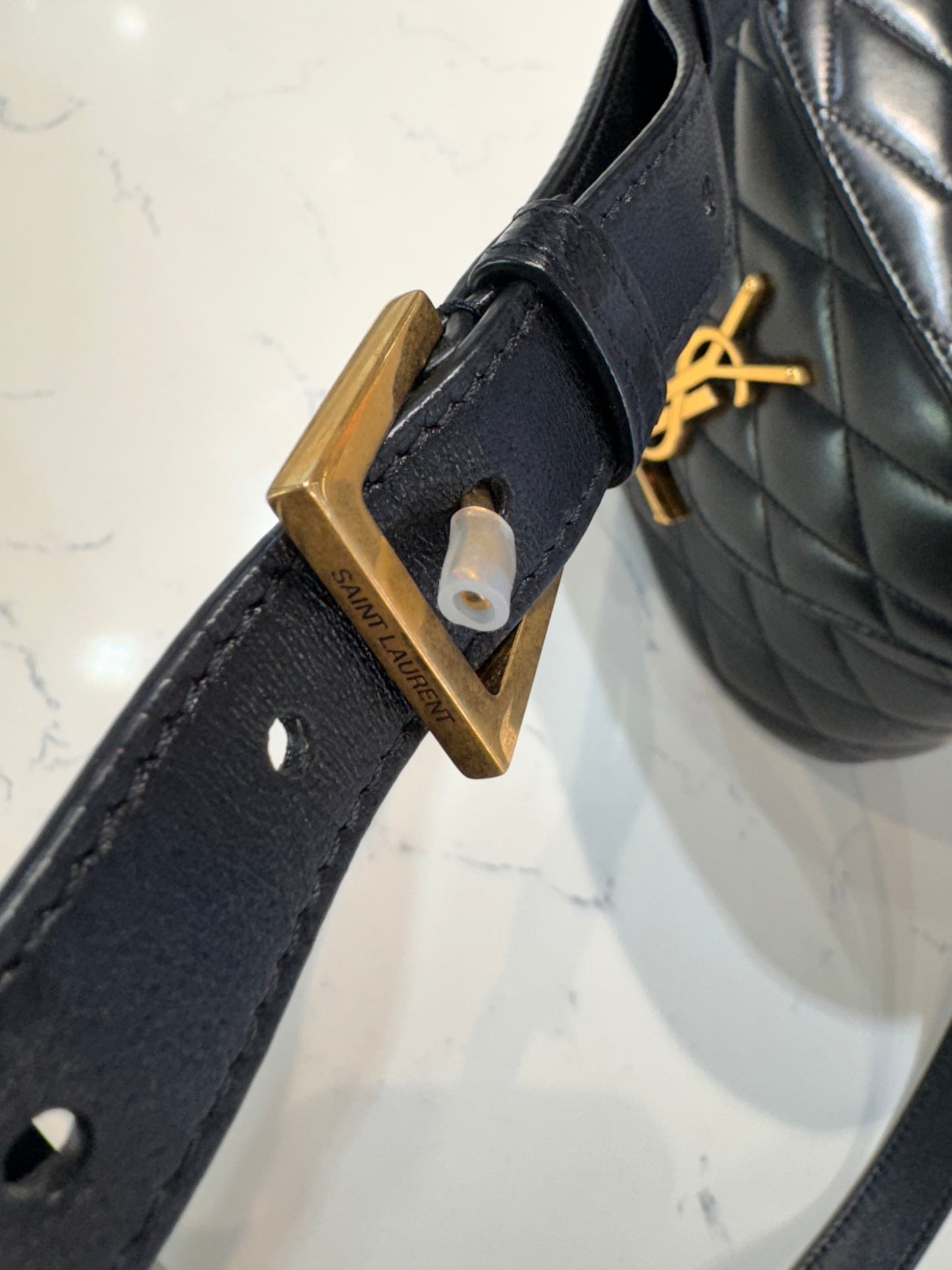 SAINT LAURENT JUNE BOX BAG IN QUILTED LAMBSKIN