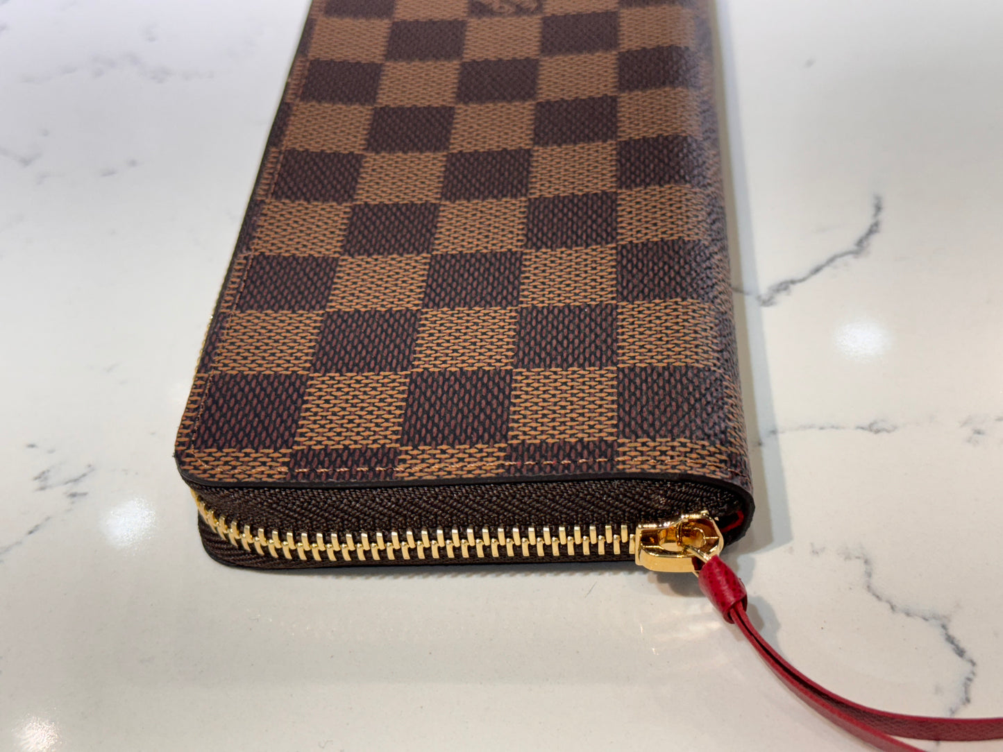 Louis Vuitton Damier Ebene Clemence Wallet