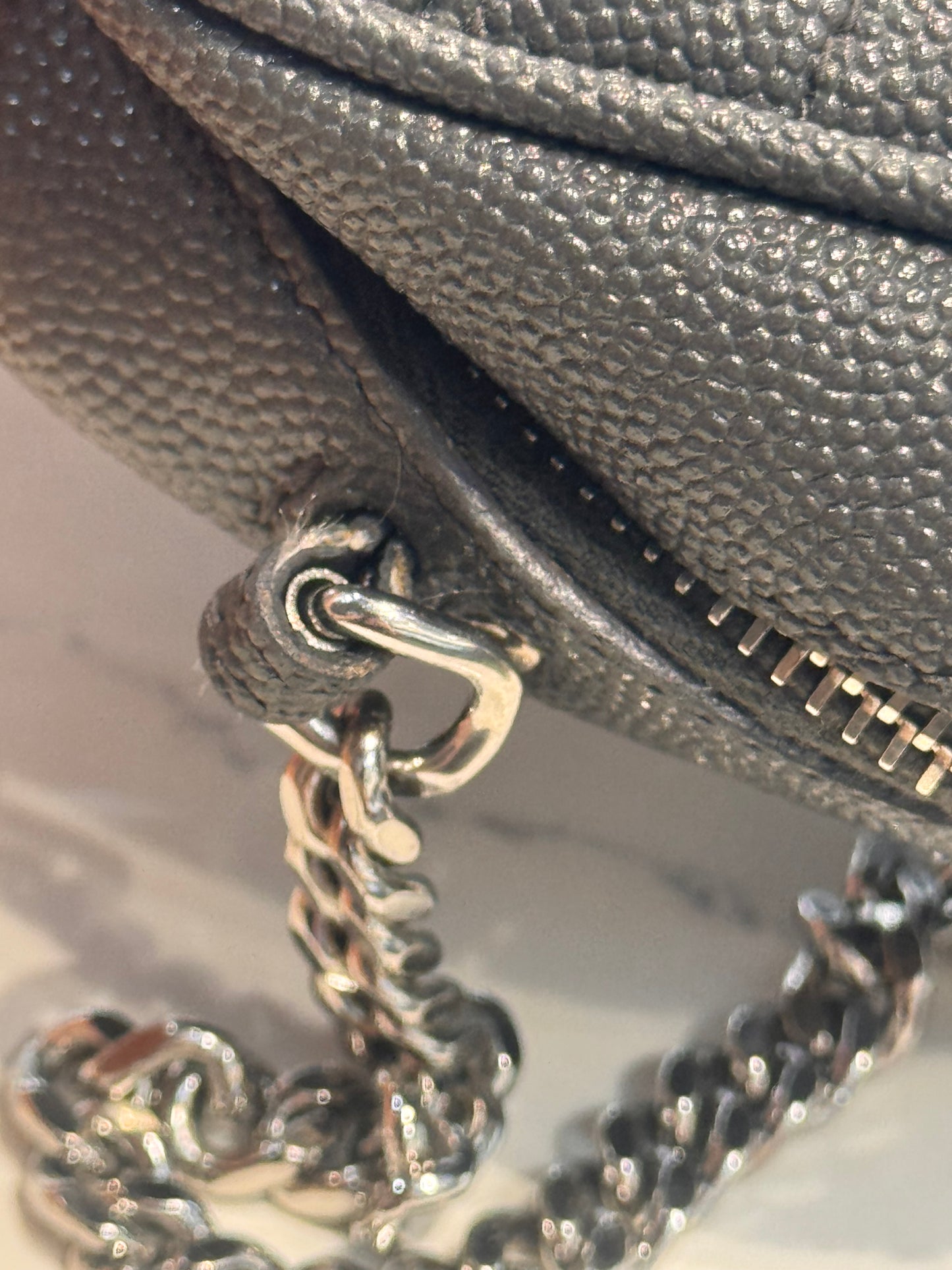 Saint Laurent Grey Mini Lou