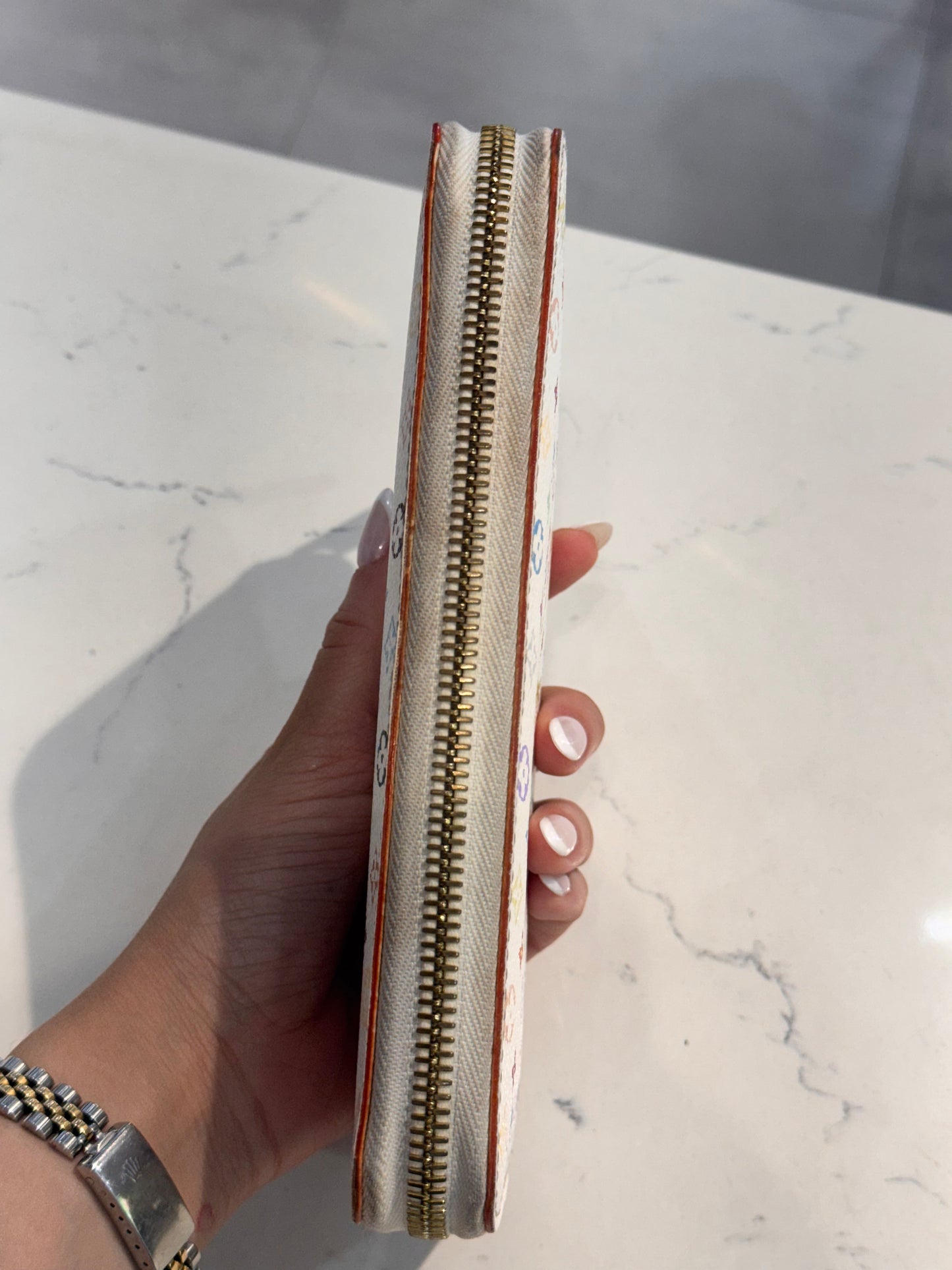 Pre-owned Louis Vuitton Monogram Multicolor Zippy Wallet