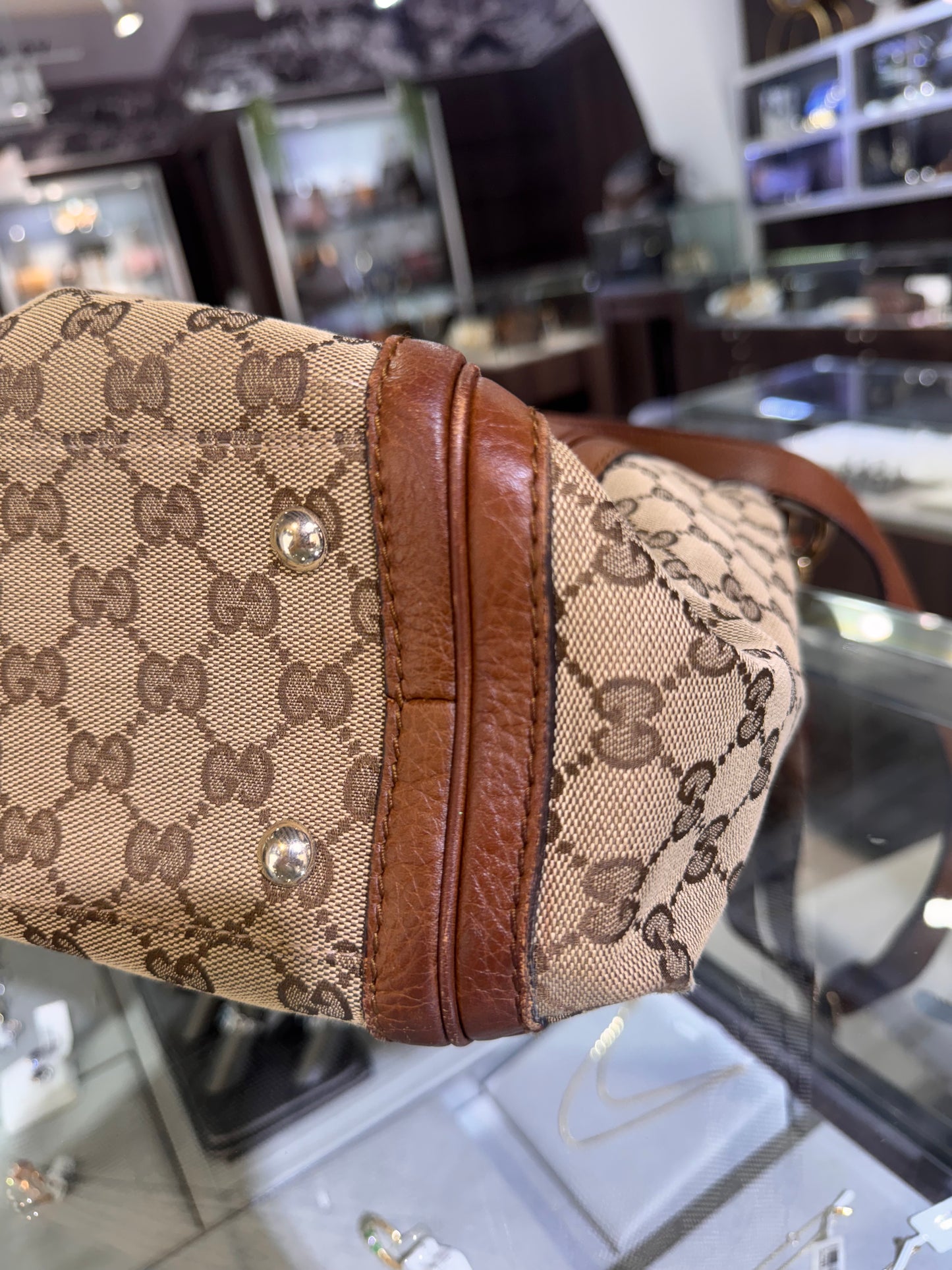 PreOwned Gucci GG Canvas Bella Tote