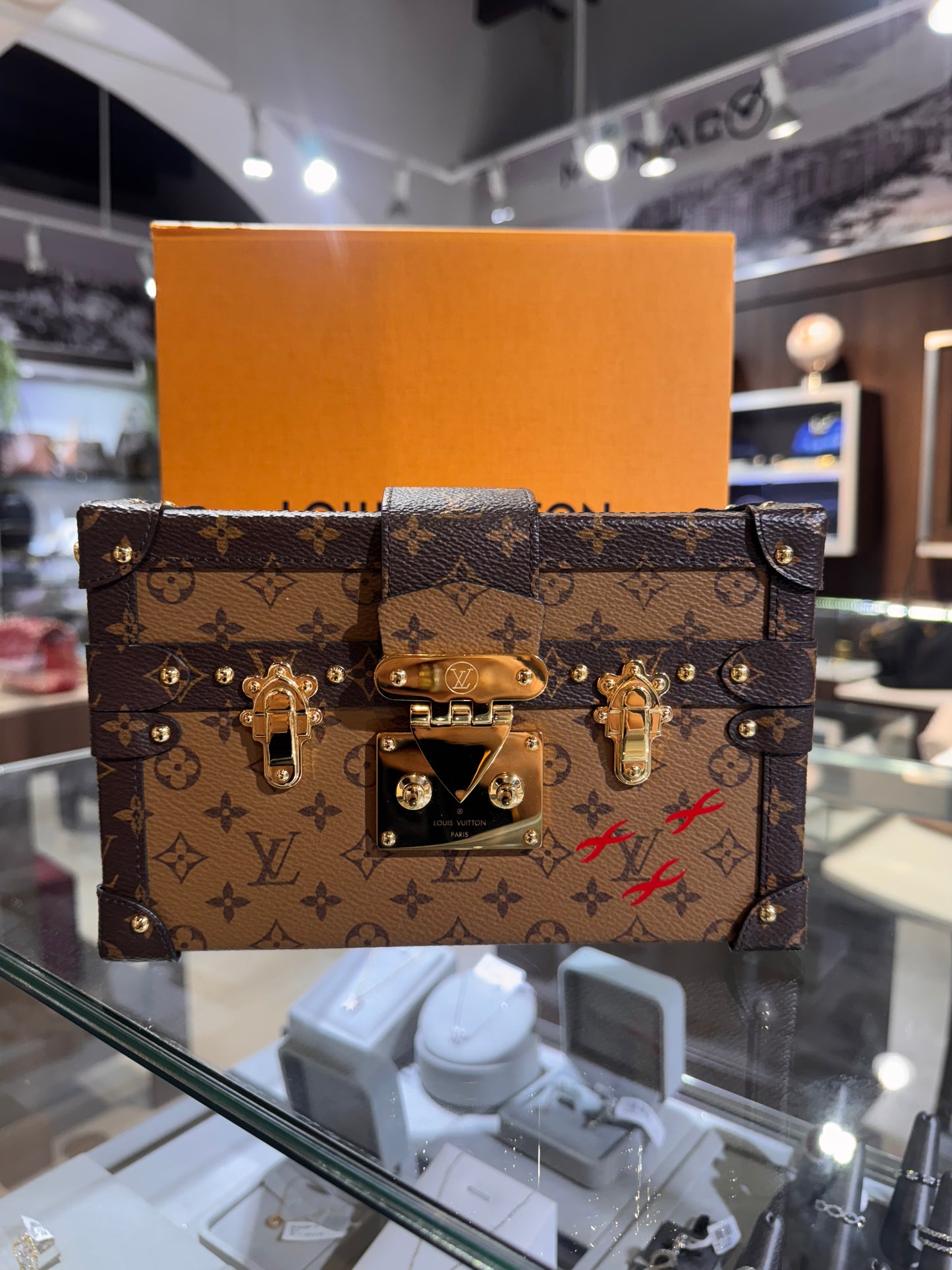 Louis Vuitton Reverse Monogram Petite Malle