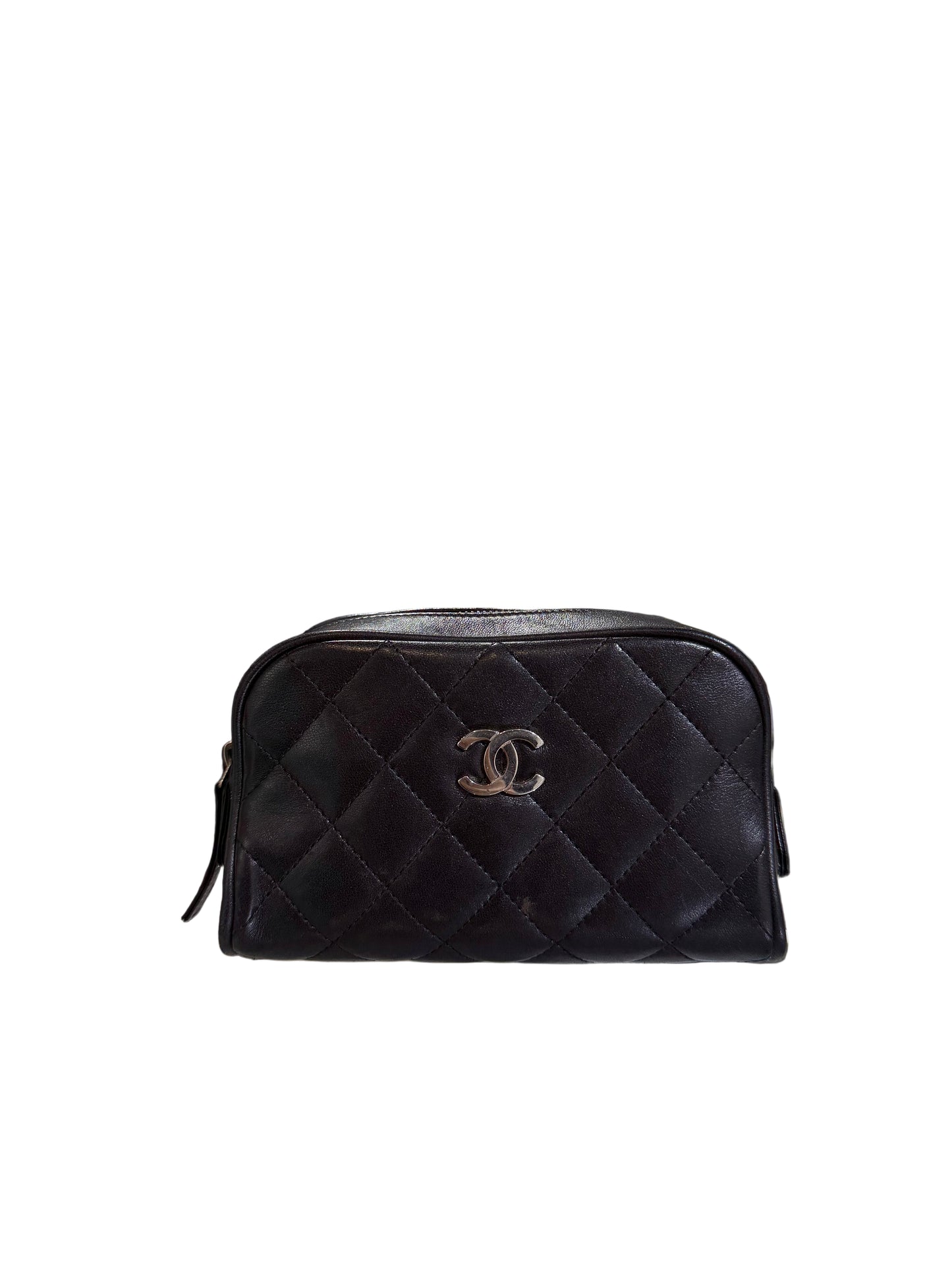 Chanel Black Lambskin Pouch