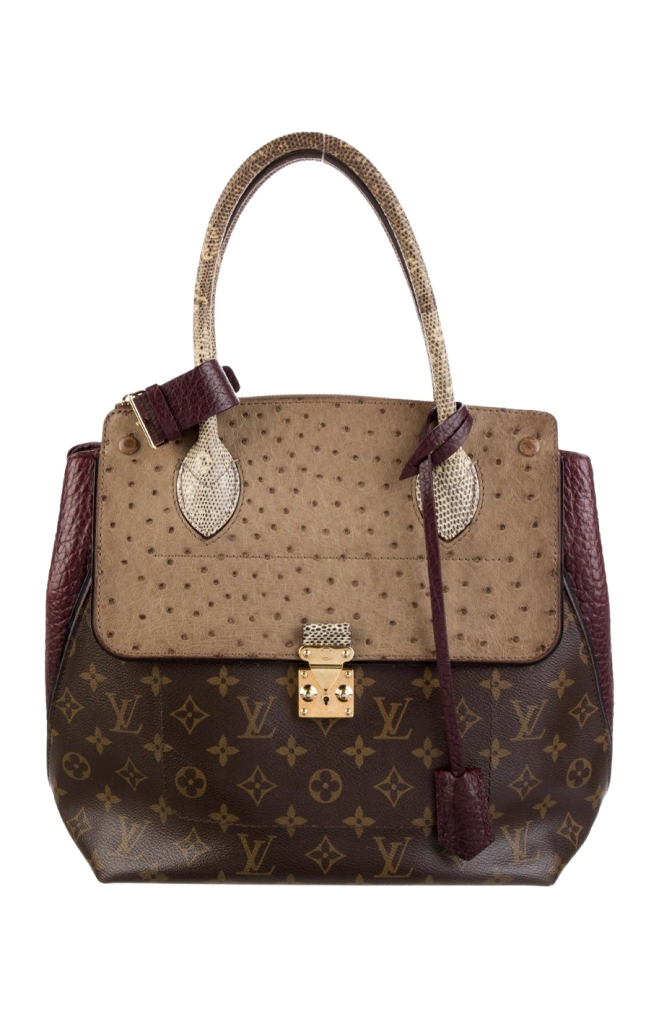 Louis Vuitton Ostrich Python Majestueux MM