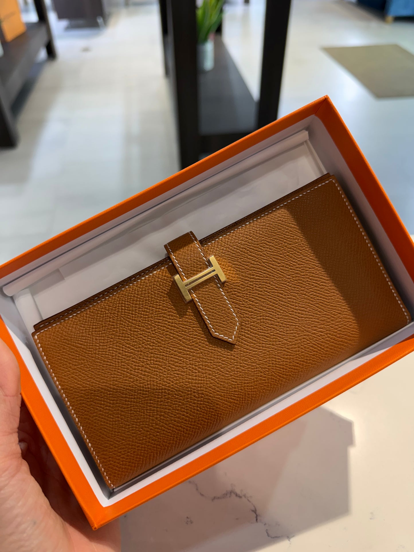 Unworn H Bearn Gold Wallet