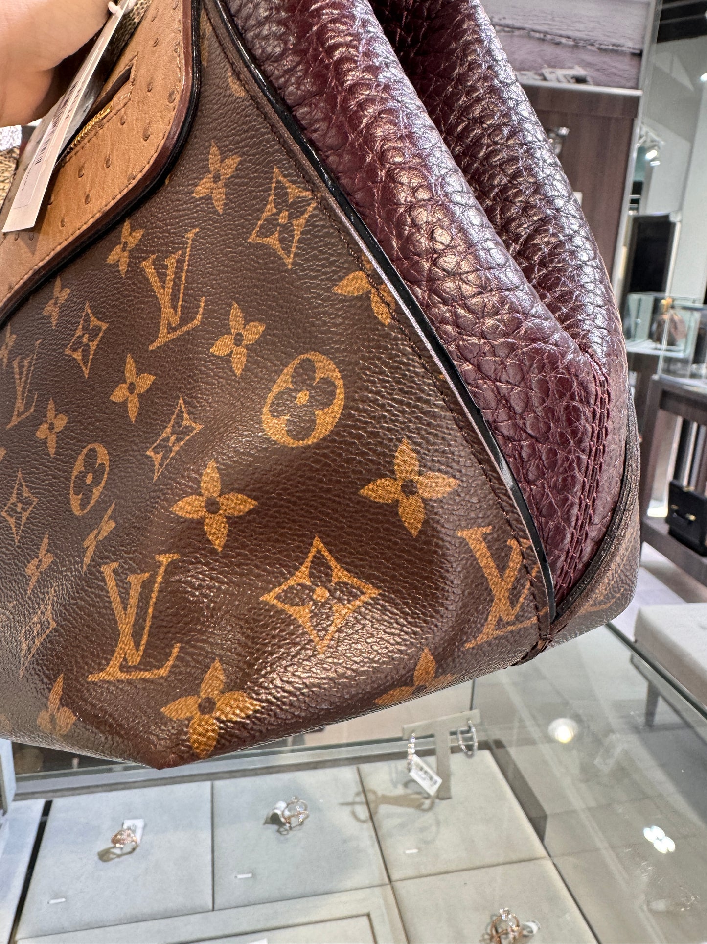 Louis Vuitton Ostrich Python Majestueux MM