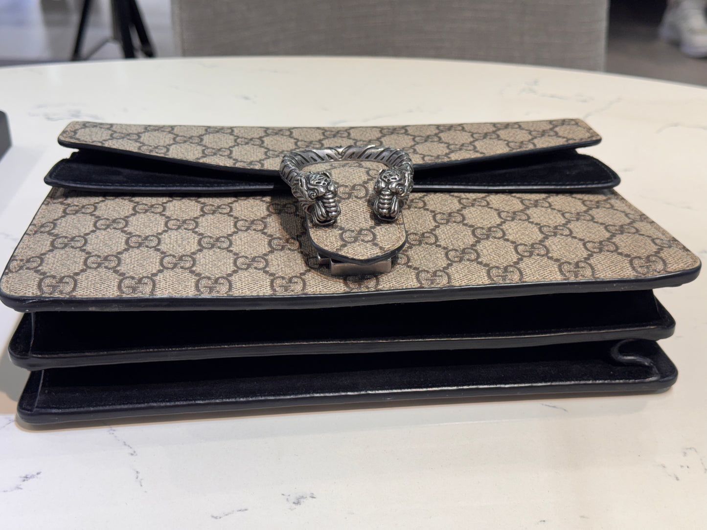 Gucci Medium Dionysus Black Suede
