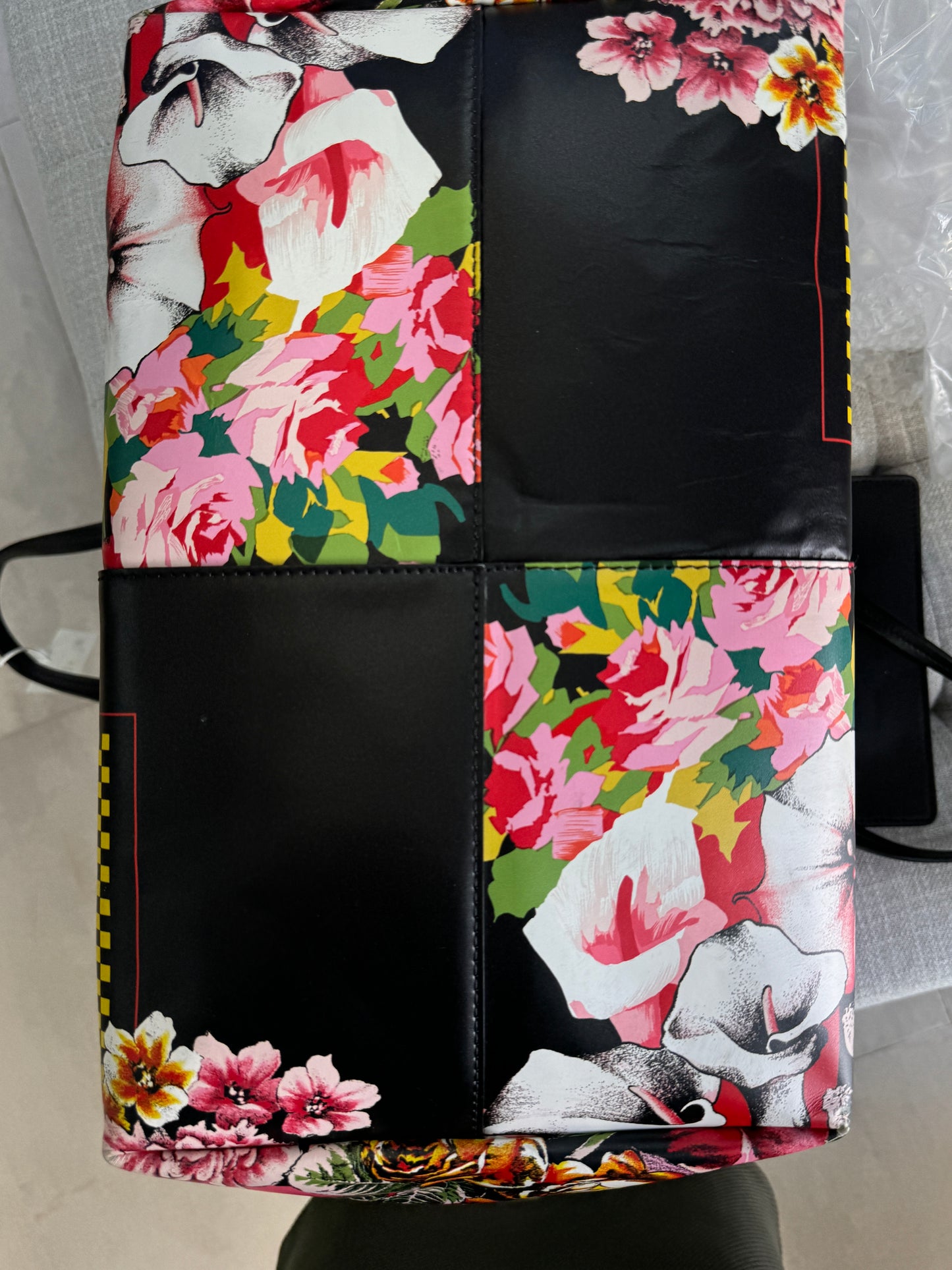 VERSACE FLORAL TOTE BAG
