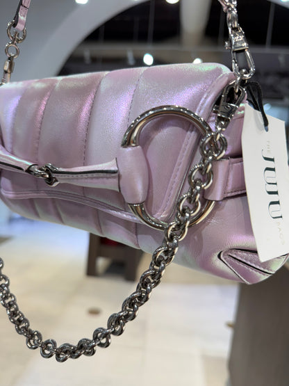 Unworn GG Horsebit Chain Small Shoulder Bag