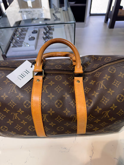 Vintage Louis Vuitton Monogram Keepall 45