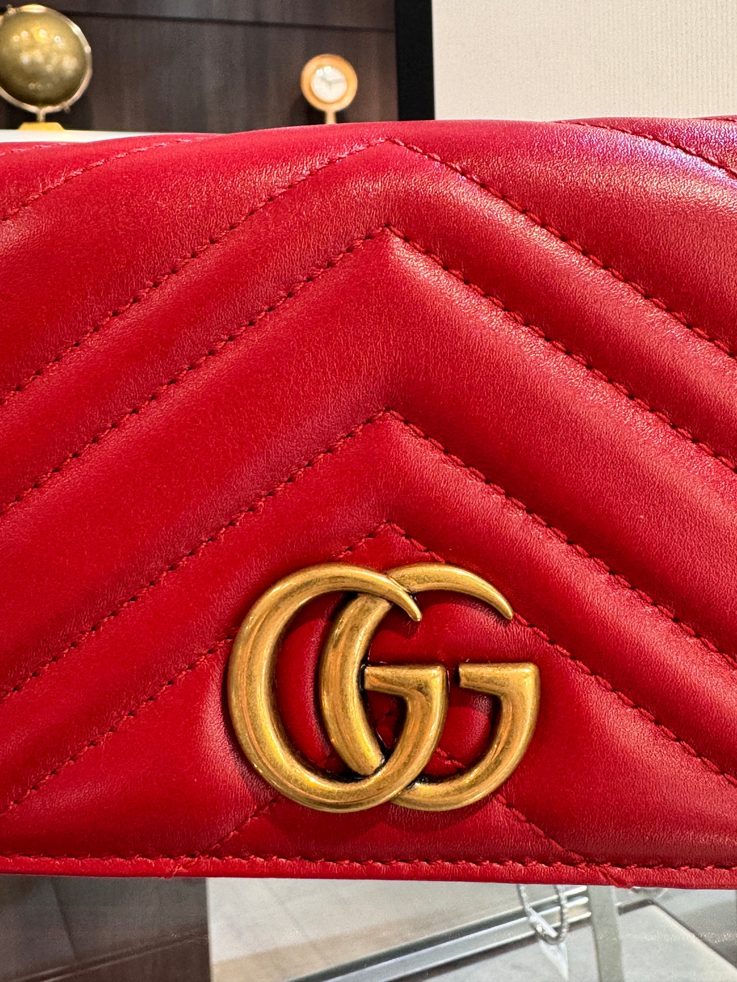 Gucci GG Mini Marmont Red