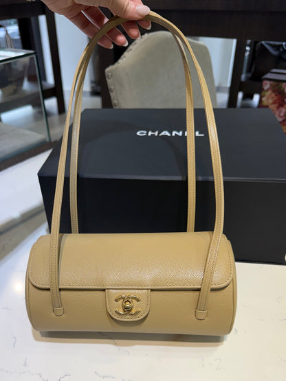 Unworn Chanel Preppy Coco Small Bowling Bag
