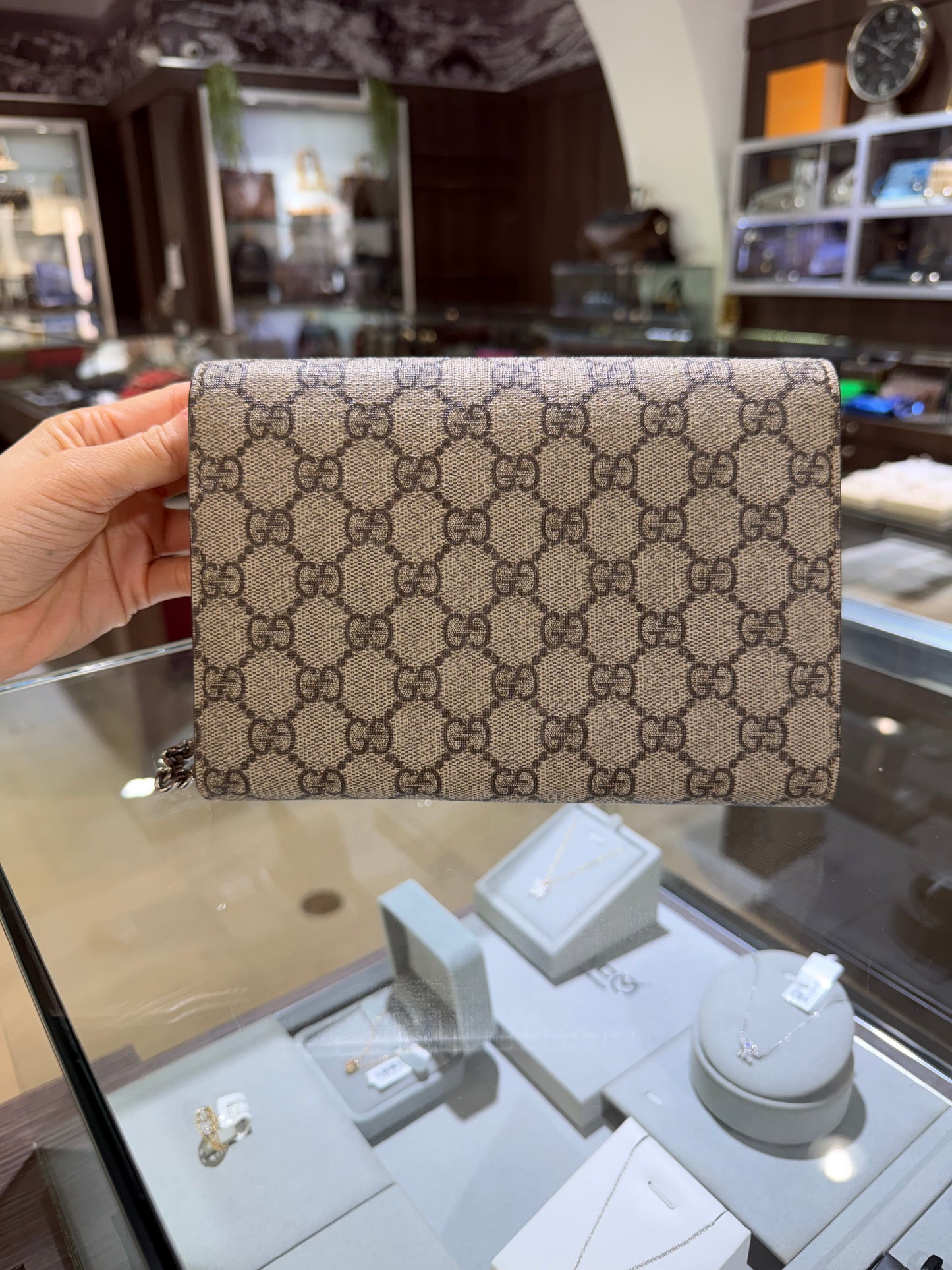 Gucci Supreme Dionysus Wallet On Chain