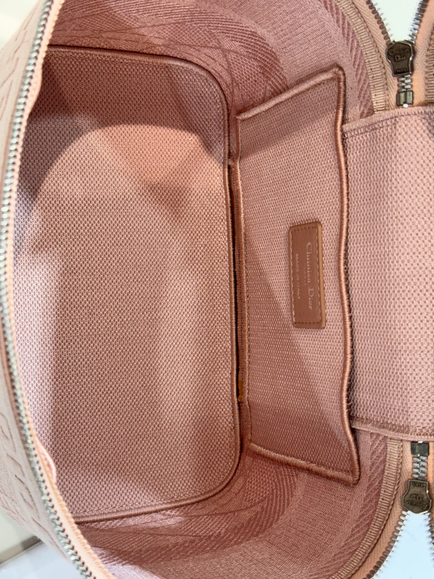 Christian Dior Pink Canvas Vanity